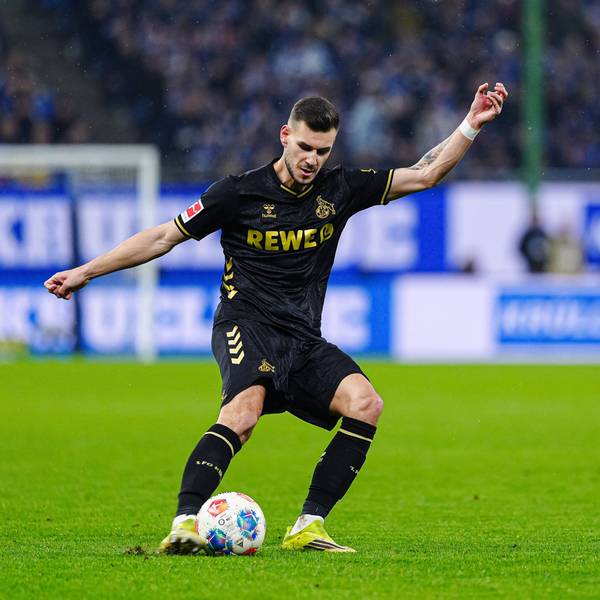 Tom Krauß 1. FC Köln, 05 GER, Hamburger SV vs. 1. FC Koeln, Fussball, 1. Bundesliga, Spieltag 26, Saison 2025/2026, 14.03.2026 DFL REGULATIONS PROHIBIT ANY USE OF PHOTOGRAPHS AS IMAGE SEQUENCES AND/OR QUASI-VIDEO GER, Hamburger SV vs. 1. FC Koeln, Fussball, 1. Bundesliga, Spieltag 26, Saison 2025/2026, 14.03.2026 Hamburg *** Tom Krauß 1 FC Köln, 05 GER, Hamburger SV vs 1 FC Koeln, Football, 1 Bundesliga, Matchday 26, Season 2025 2026, 14 03 2026 DFL REGULATES PROHIBIT ANY USE OF PHOTOGRAPHS AS IMAGE SEQUENCES AND OR QUASI VIDEO GER, Hamburger SV vs 1 FC Koeln, Football, 1 Bundesliga, Matchday 26, Season 2025 2026, 14 03 2026 Hamburg Copyright: xEibner-Pressefoto/MarcelxvonxFehrnx EP_MFN