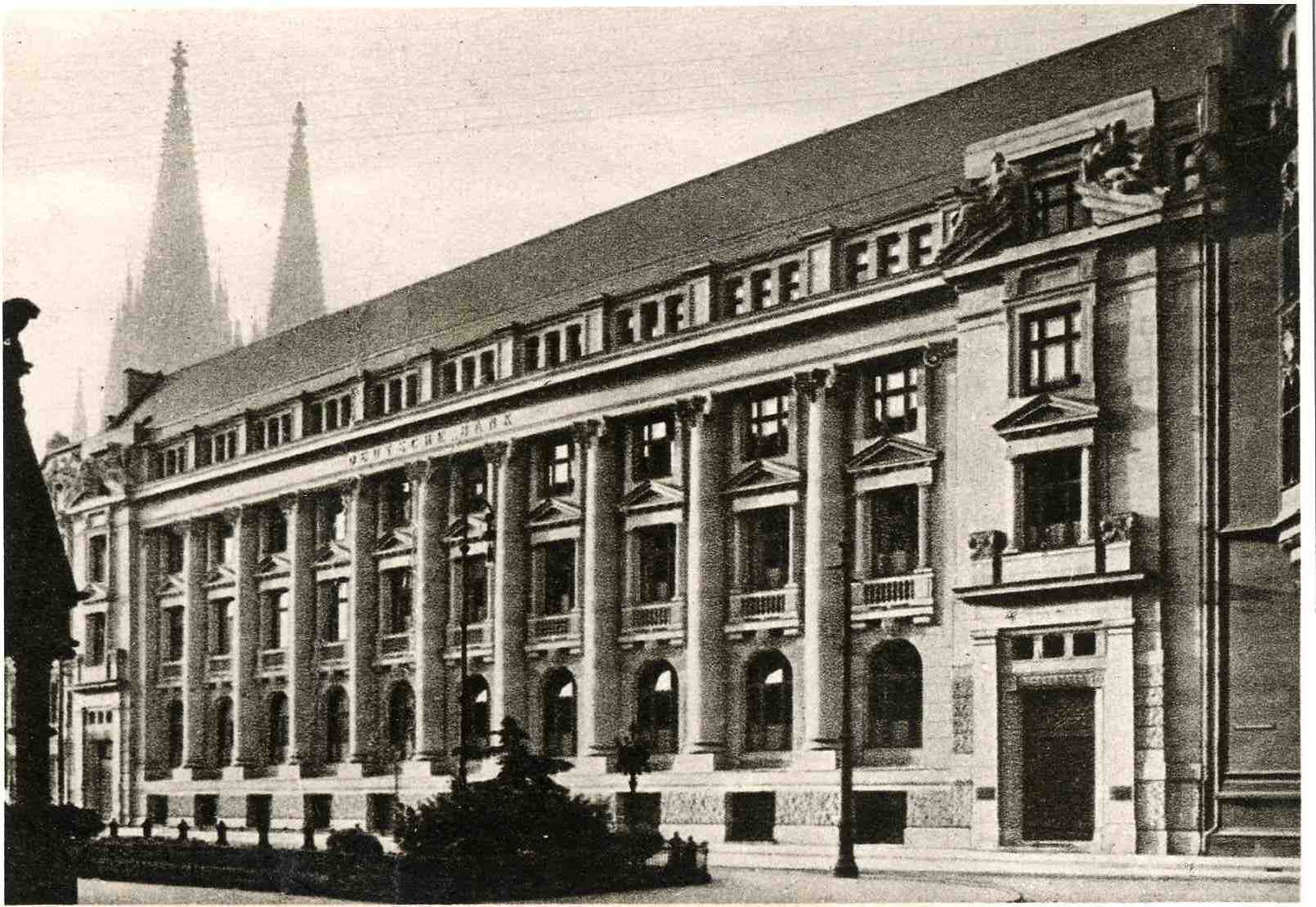Deutsche Bank-Filiale An den Dominikanern vor 1939
