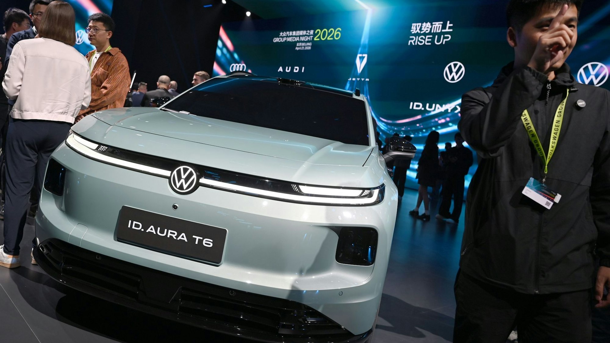 Vor der Automesse in Peking