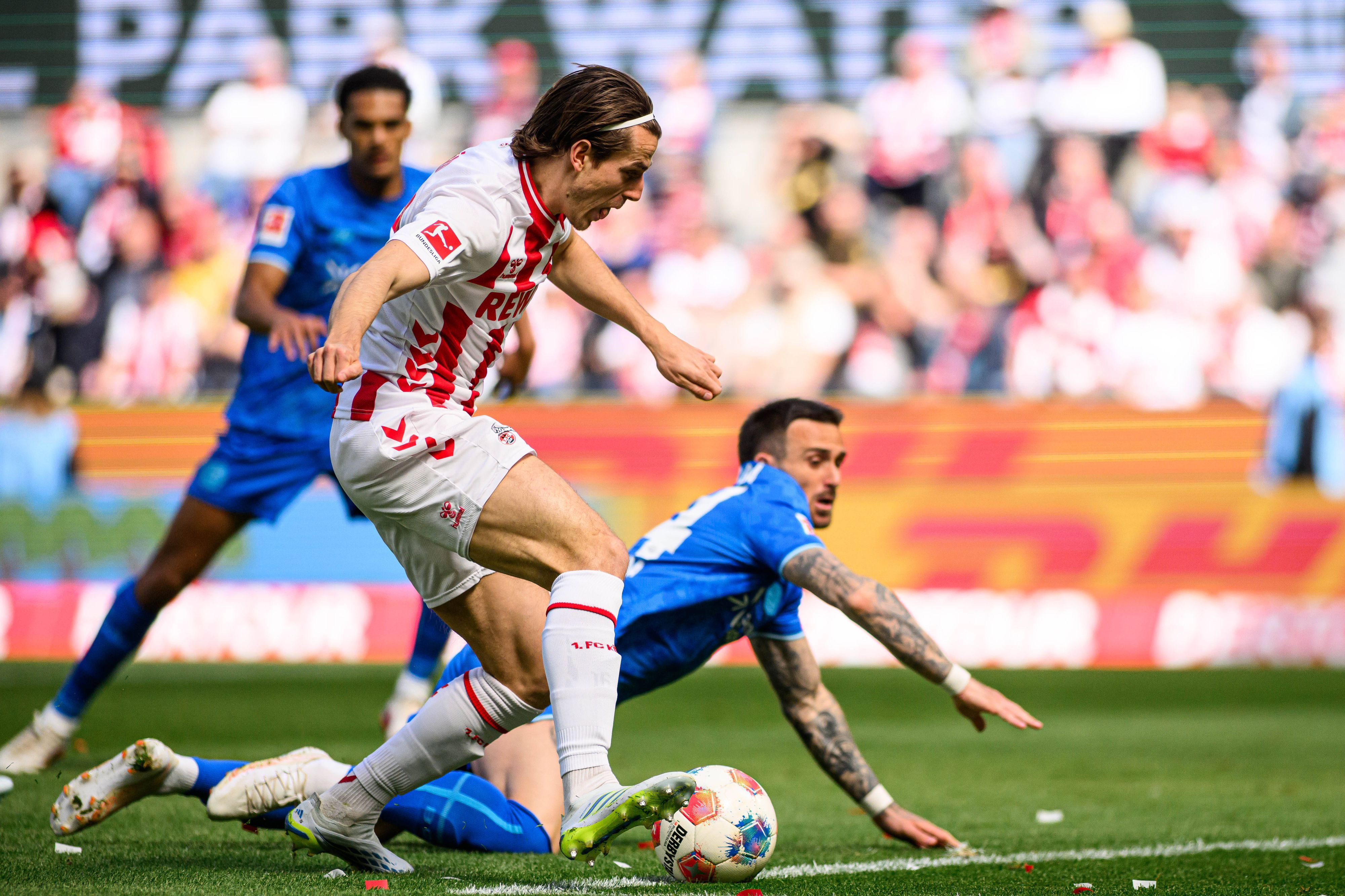 COLOGNE, GERMANY - 25 APRIL, 2026: Jakub Kaminski - The football match of Bundesliga 1.FC Koeln vs Bayer 04 Leverkusen at Rhein Energie Stadion. PUBLICATIONxNOTxINxRUS Copyright: xVITALIIxKLIUIEVx