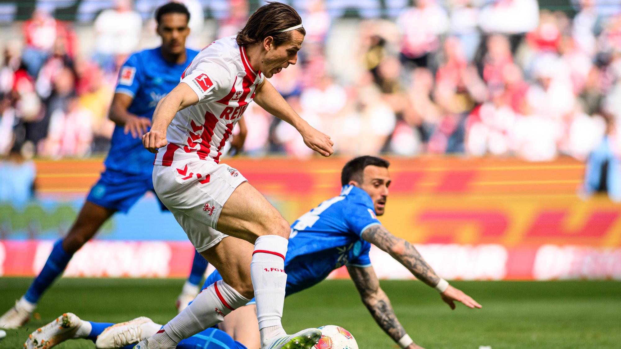 COLOGNE, GERMANY - 25 APRIL, 2026: Jakub Kaminski - The football match of Bundesliga 1.FC Koeln vs Bayer 04 Leverkusen at Rhein Energie Stadion. PUBLICATIONxNOTxINxRUS Copyright: xVITALIIxKLIUIEVx