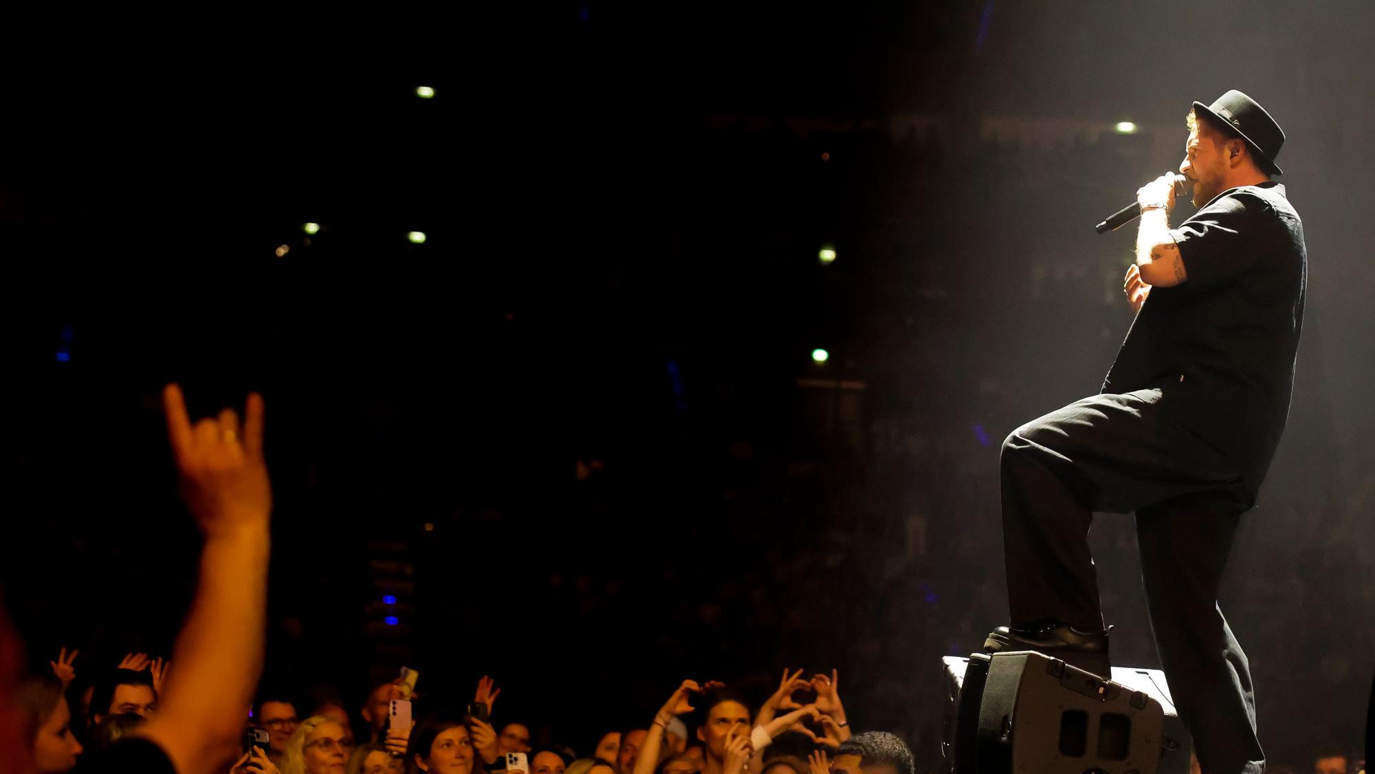 Konzert von Johannes Oerding in der Kölner Lanxess-Arena.