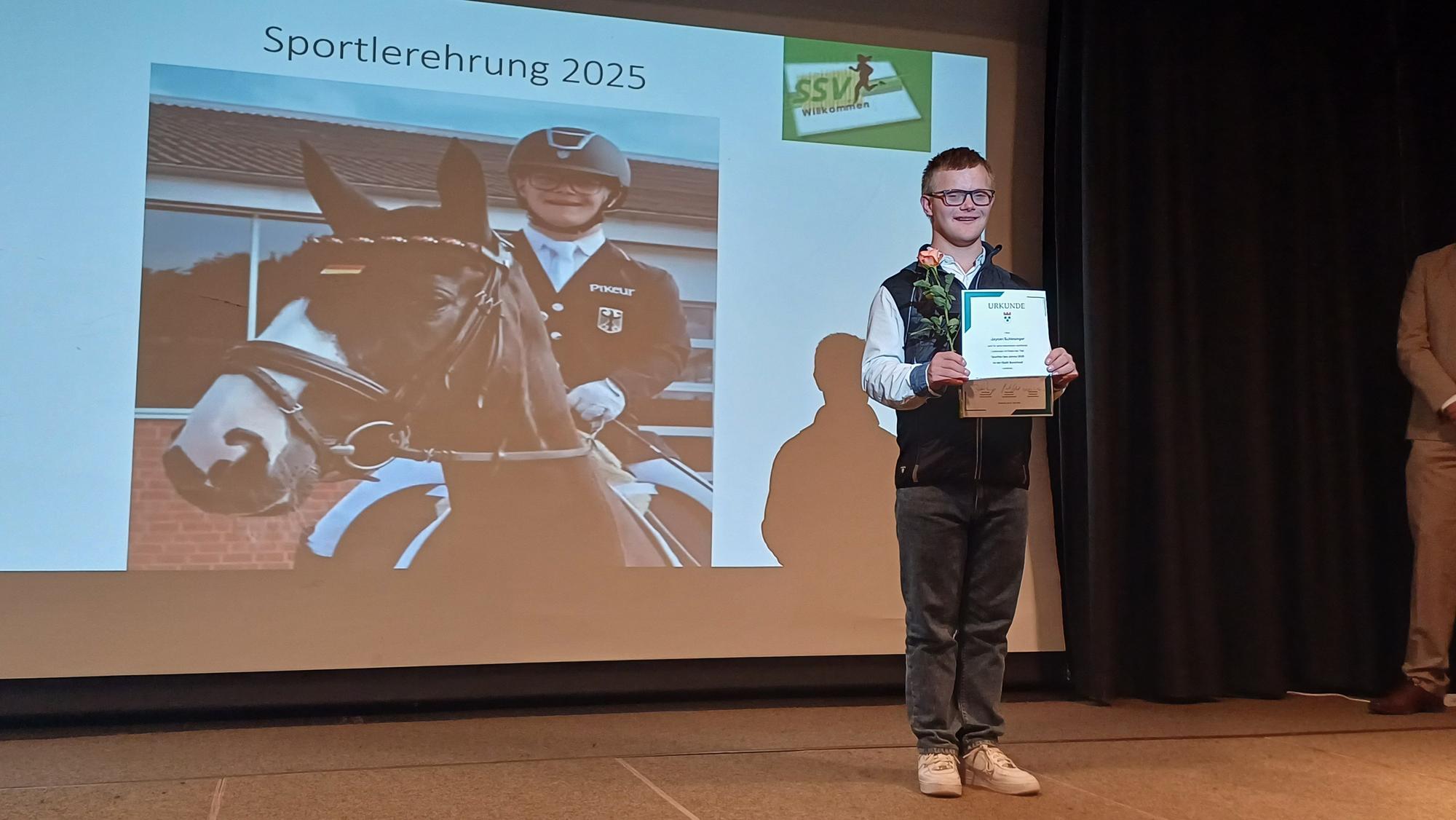 Vizeweltmeister Jaycen Schlesinger wurde zum Sportler des Jahres 2025 gekürt.