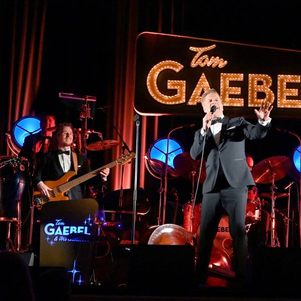 Tom Gaebel und seine Band beim Auftritt in Zülpich.