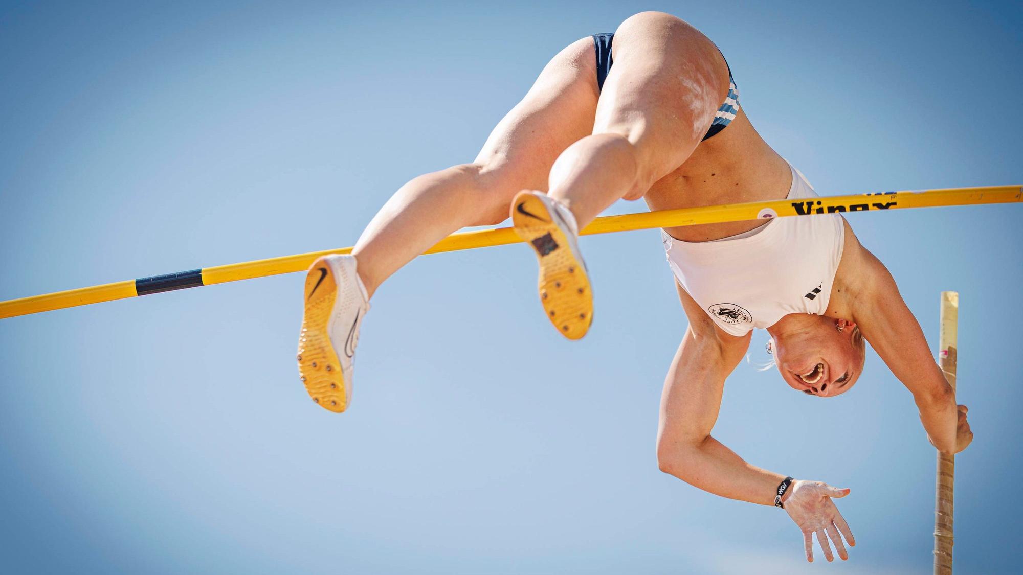 Maja Bertling bei den deutschen U23-Leichtathletik-Meisterschaften in Ulm