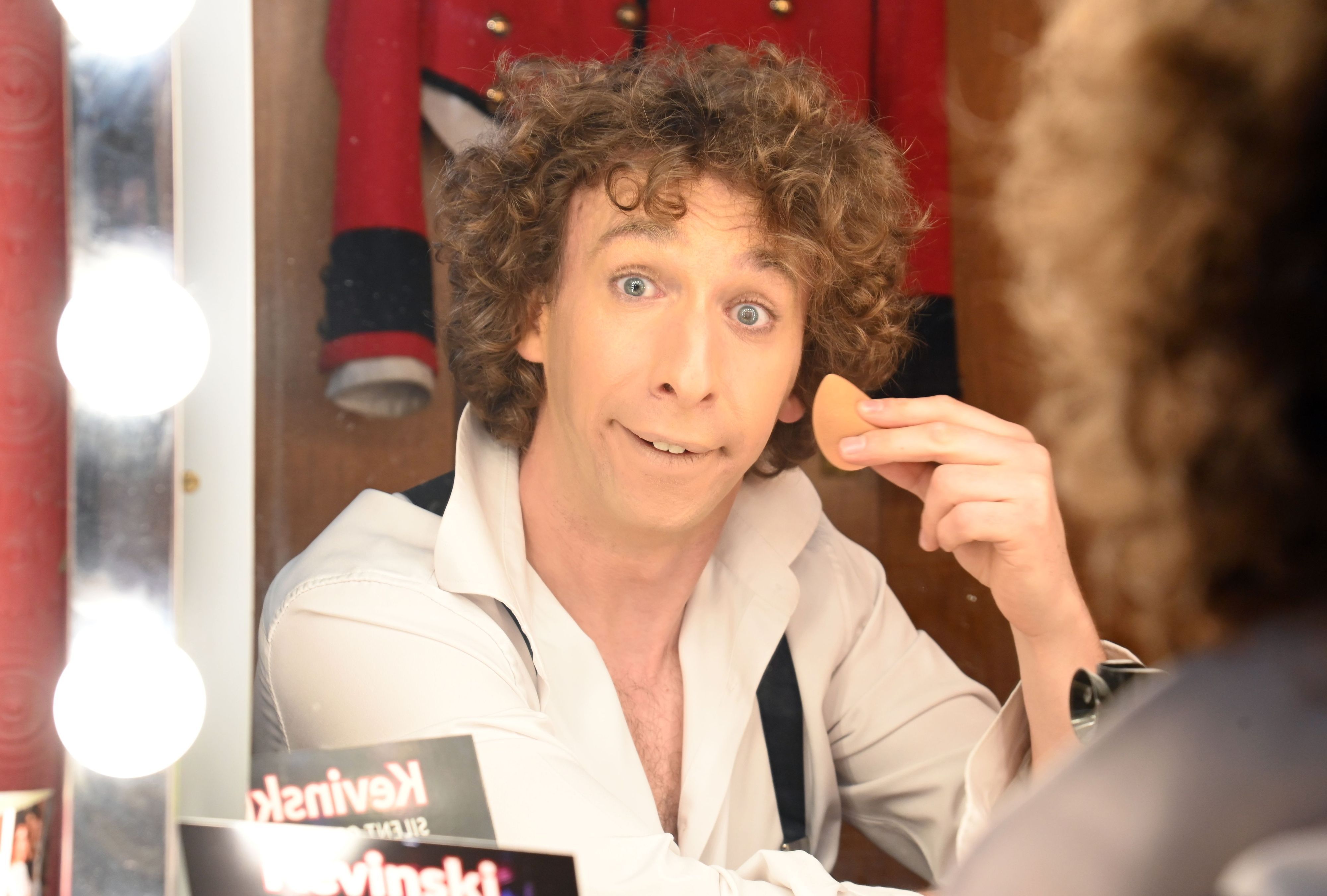 Kevin Gorczynski bei der Vorbereitung auf die Show