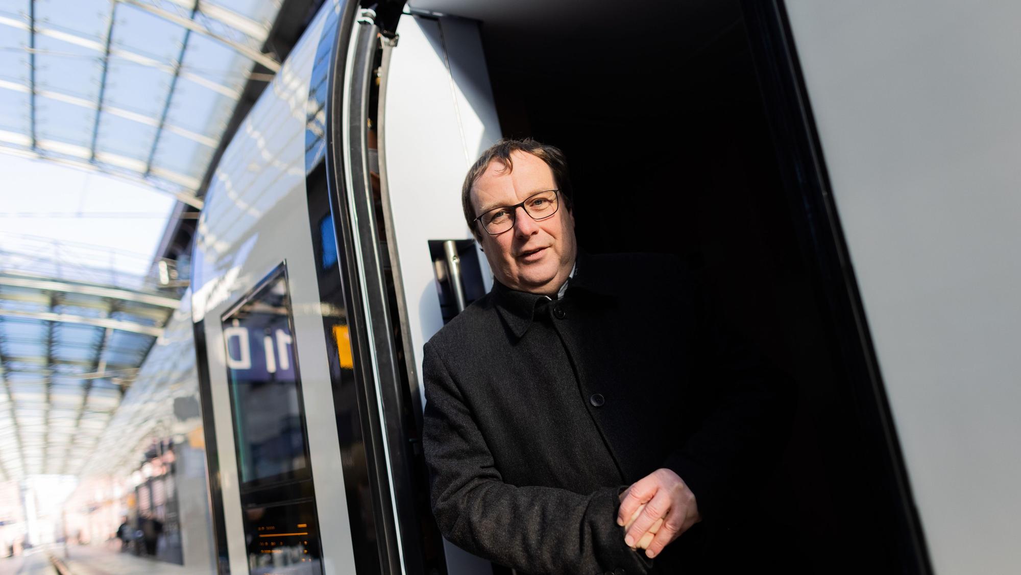 Oliver Krischer (Bündnis 90/Die Grünen), Verkehrsminister von Nordrhein-Westfalen. (Archivbild)