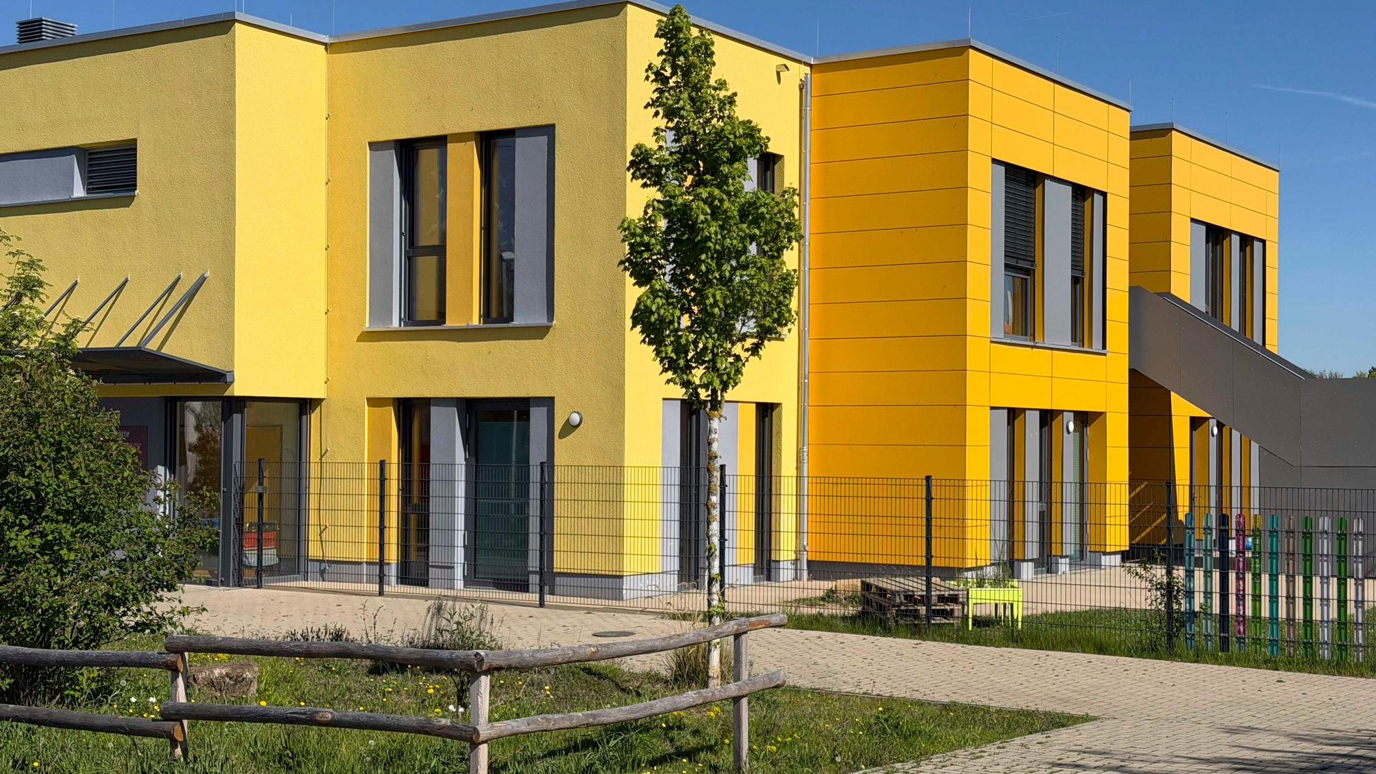 Das Bild zeigt die Kindereinrichtung an der Speckelsteinstraße in Flamersheim.