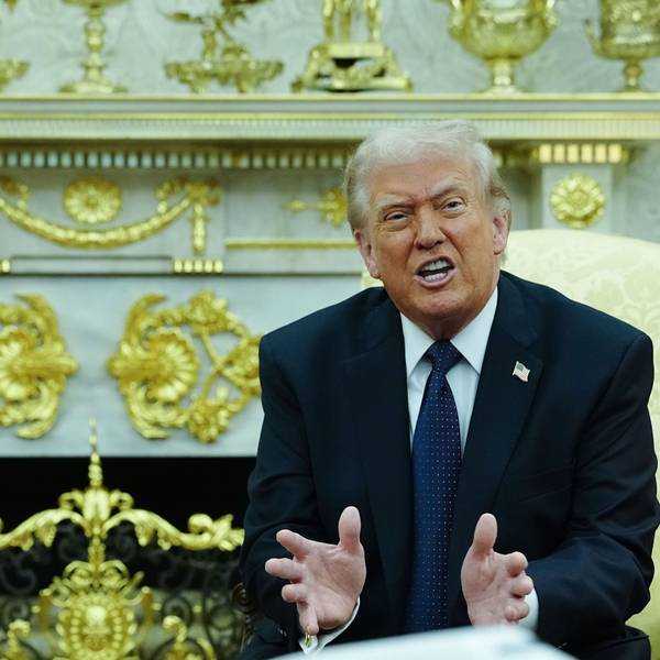 Erst im März empfing US-Präsident Donald Trump (r.) Bundeskanzler Friedrich Merz (CDU) im Weißen Haus.