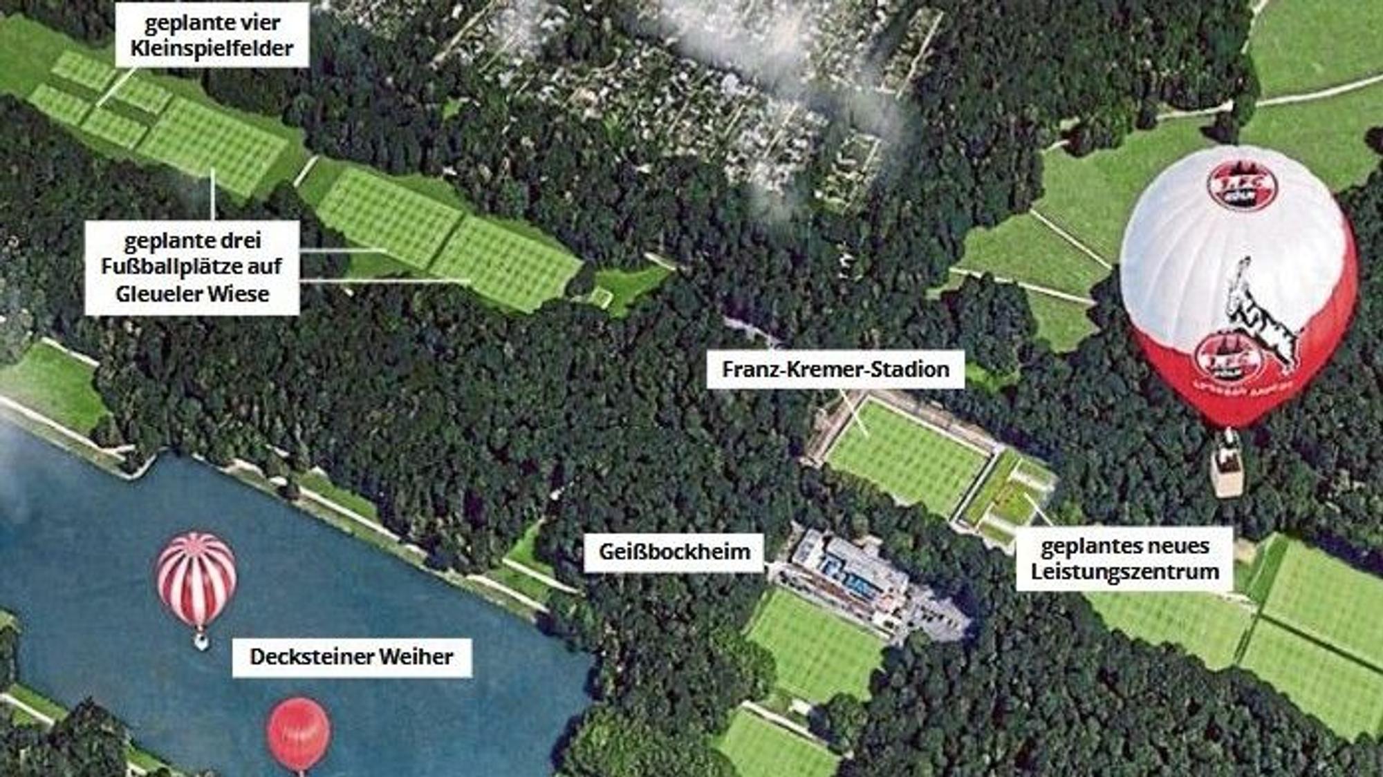So stellte sich der FC seinen Ausbau vor Jahren mal vor. Es ist weiter die Wunschlösung.
