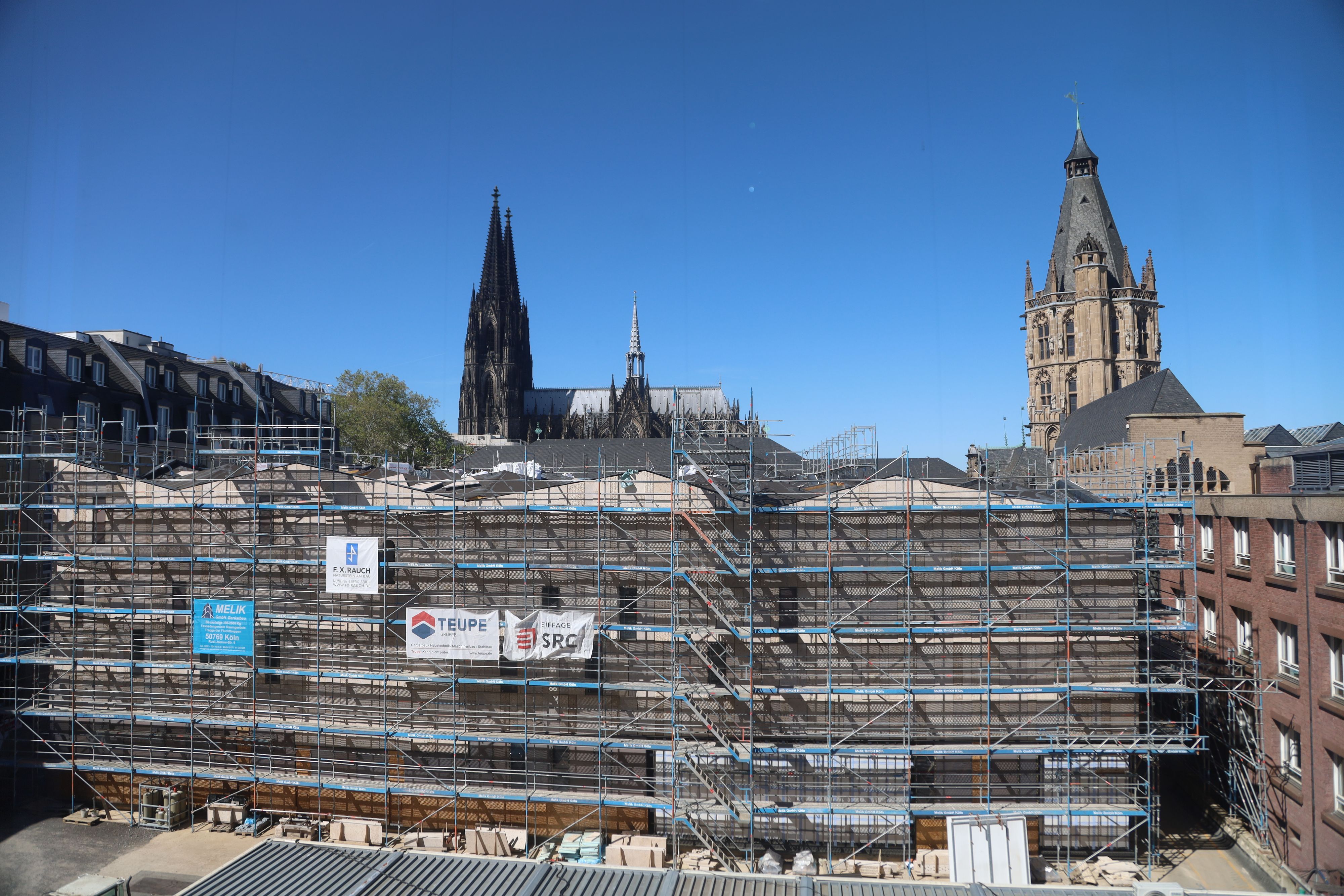 Der Neubau des Jüdischen Museums samt Archäologischer Zone namens „Miqua“.