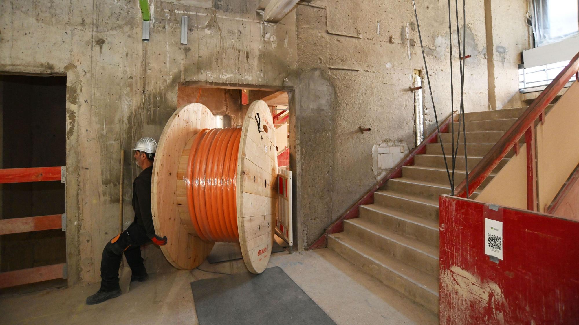 30.04.2026 Köln. Rundgang über die Baustelle der Zentralbibliothek am Josef-Haubrich-Hof. Foto: Alexander Schwaiger