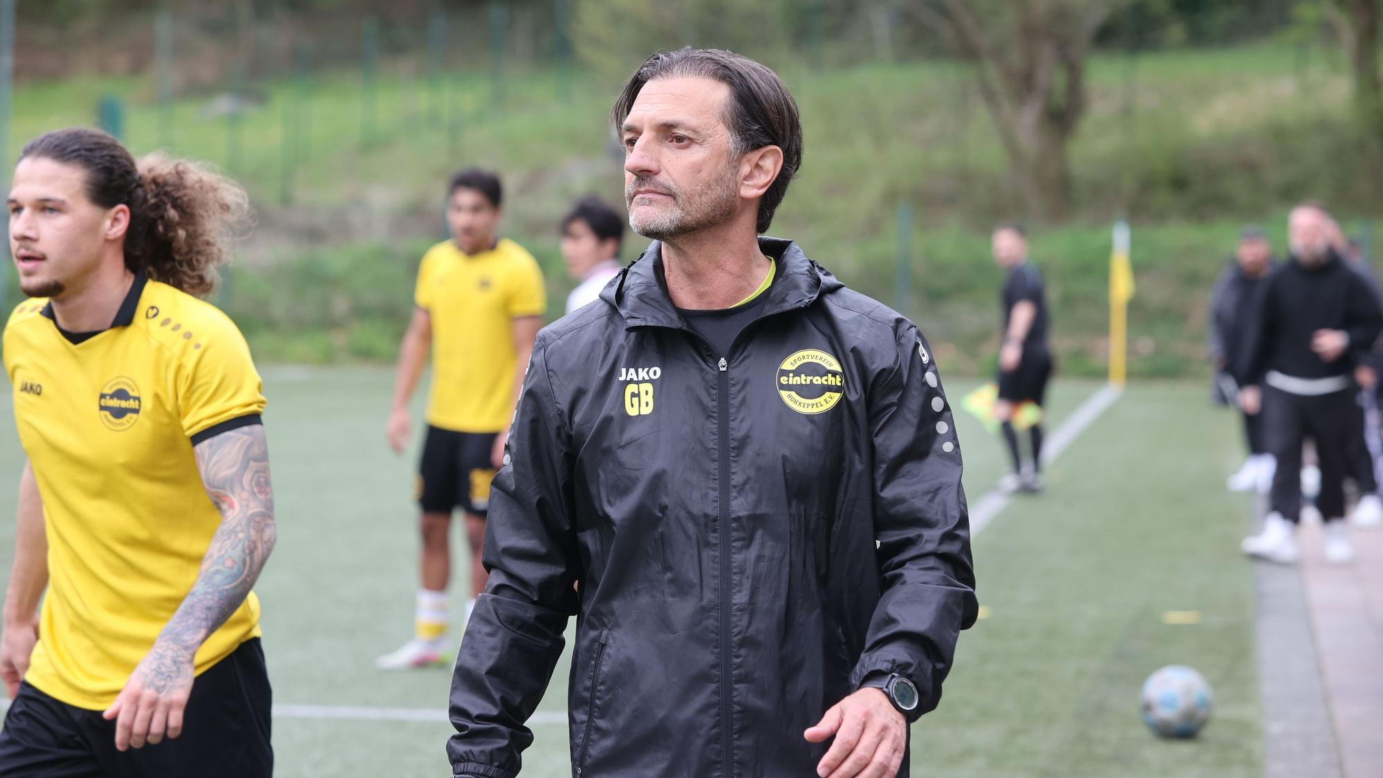Eintracht-Trainer Pepe Brunetto.