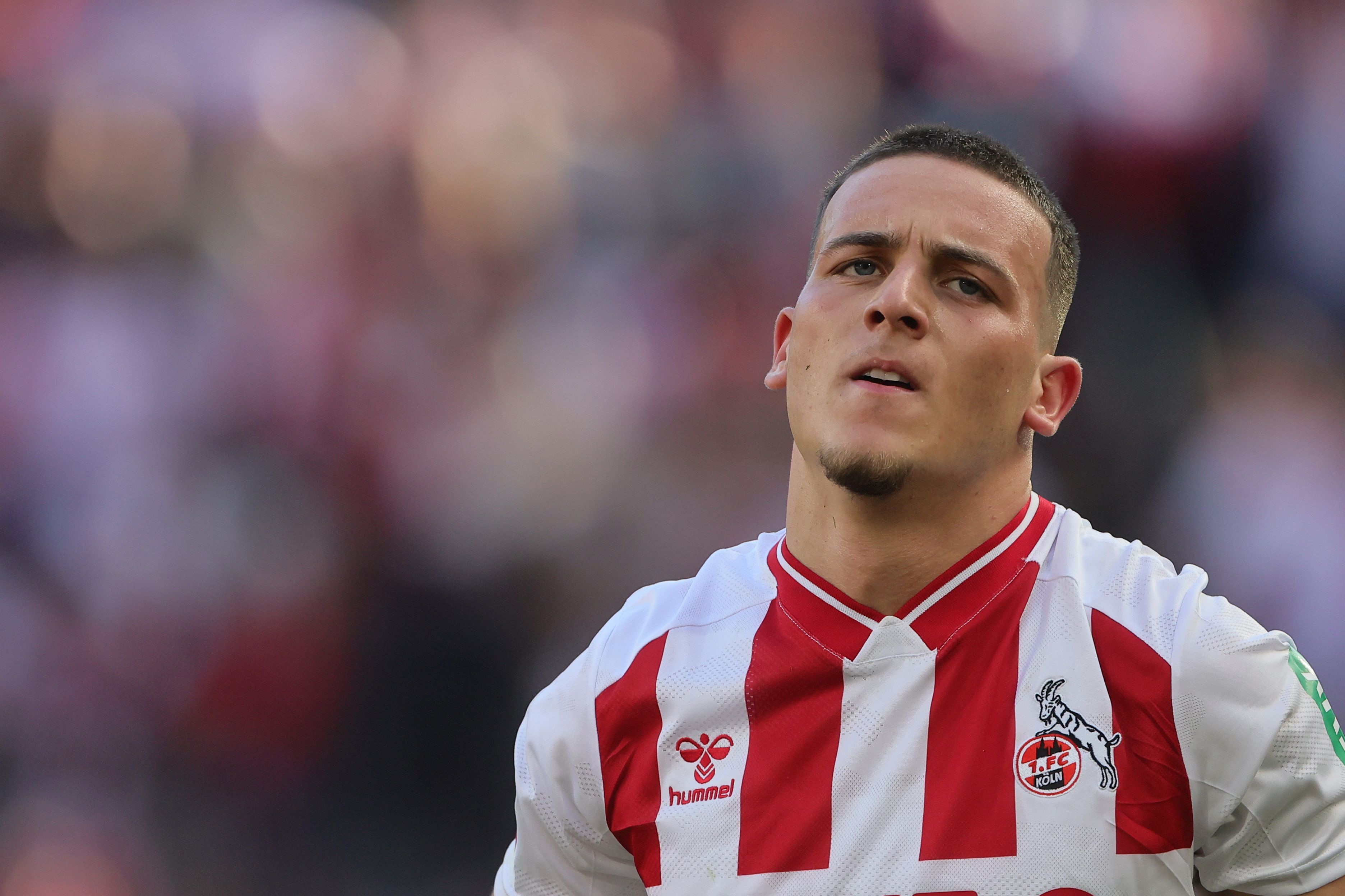 Said El Mala vom 1. FC Köln trauert nach der Niederlage gegen Bayer Leverkusen seinen vergebenen Chancen nach.