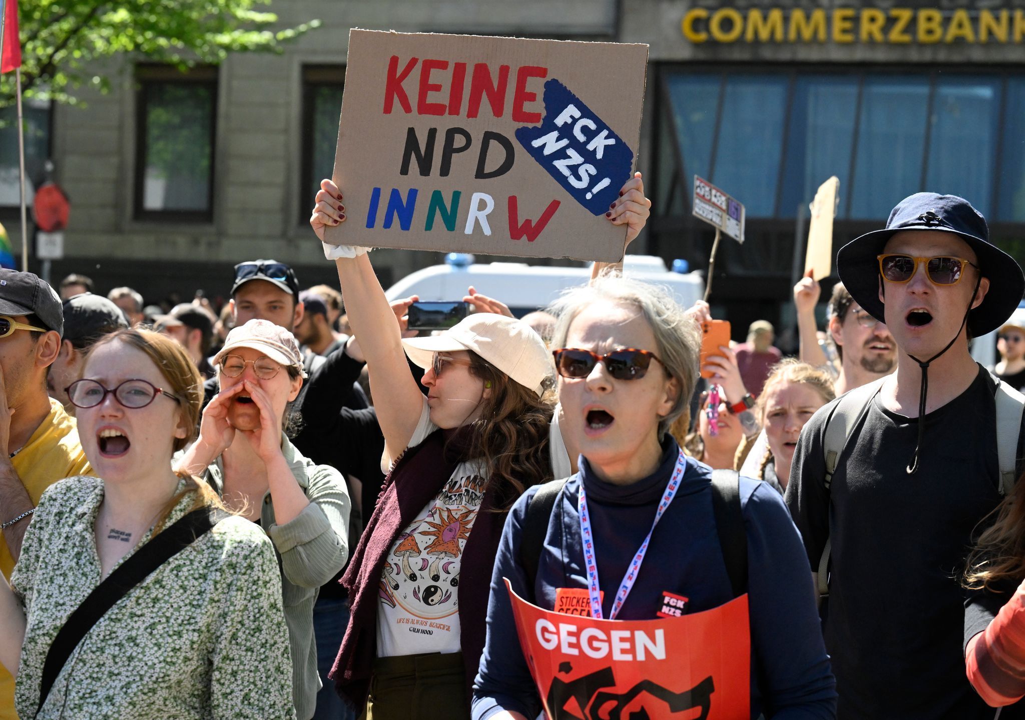 Proteste gegen rechtsextreme Demonstration