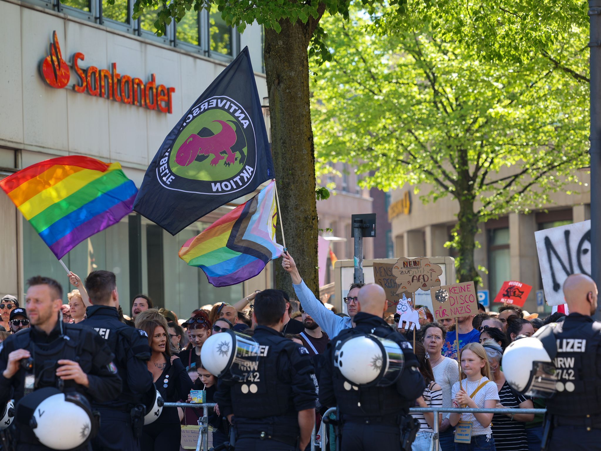 Demonstrationen zum 1. Mai - Essen