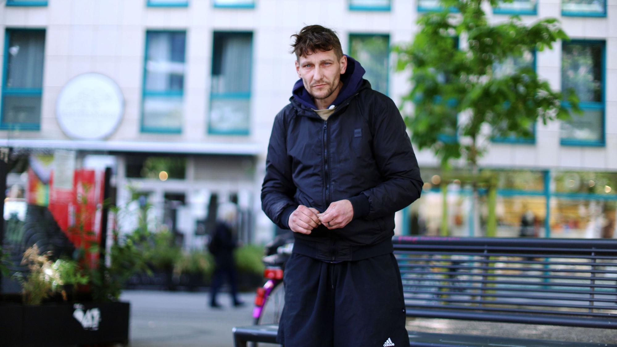Markus, 42, ist seit rund 20 Jahren drogenabhängig.