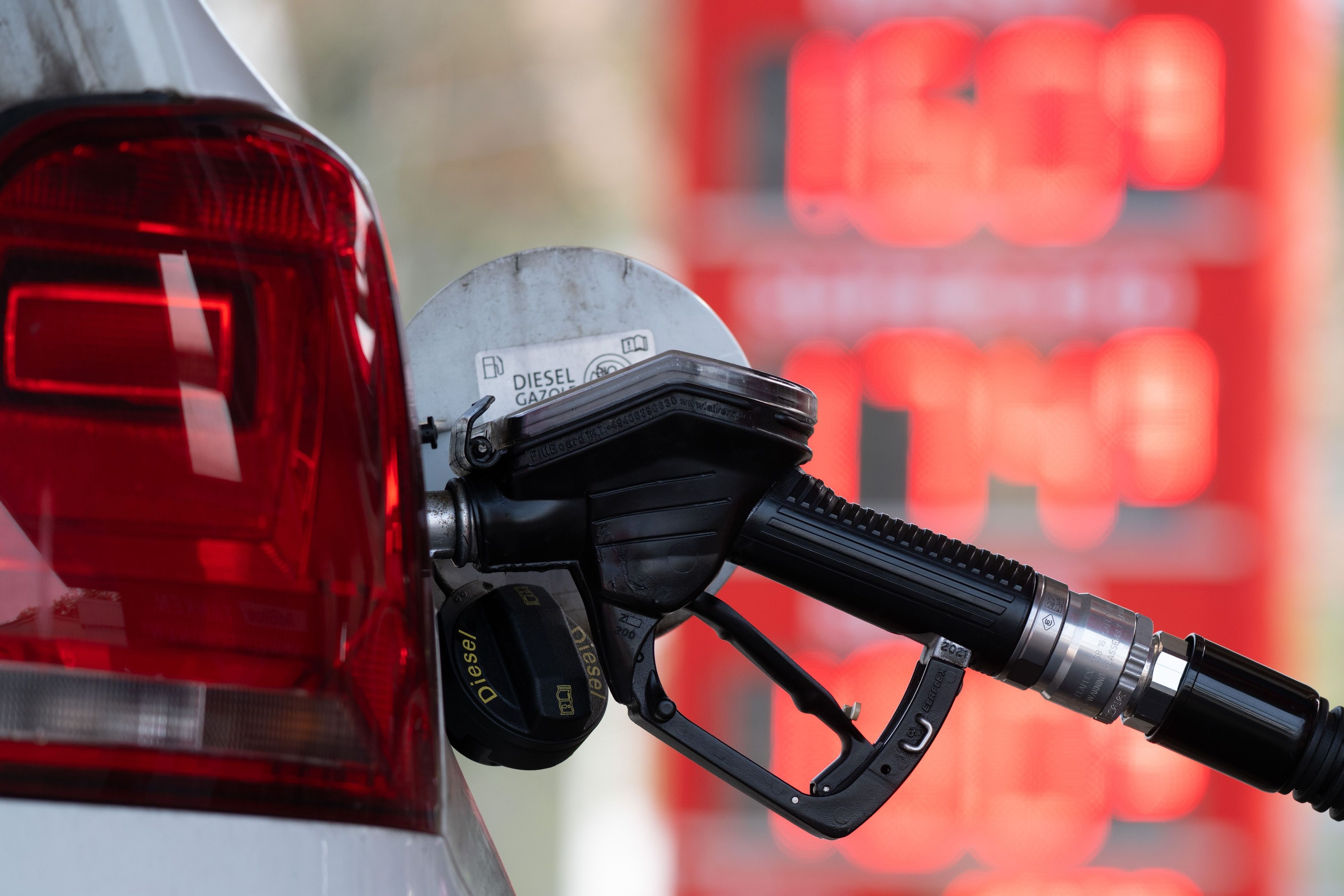Eine Tankstelle