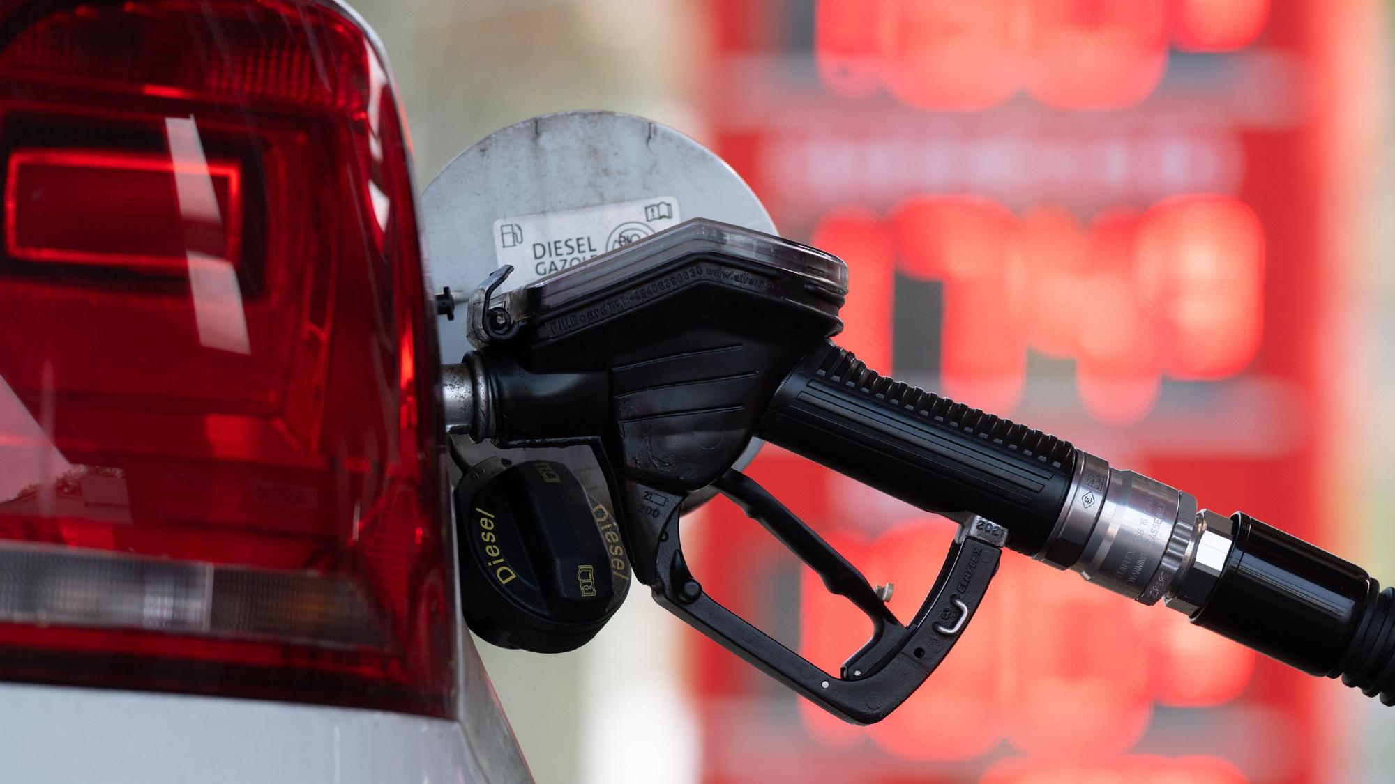 Eine Tankstelle