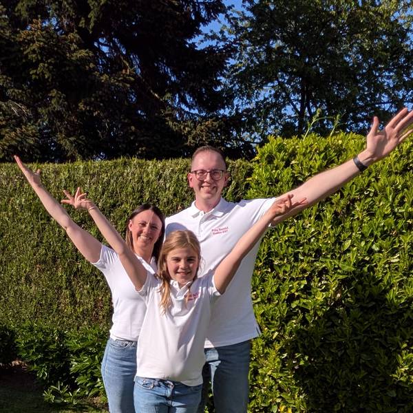 Yannick Berg, Sabrina Schneider und Ella Schiffer wollen den Narrenthron erstürmen.