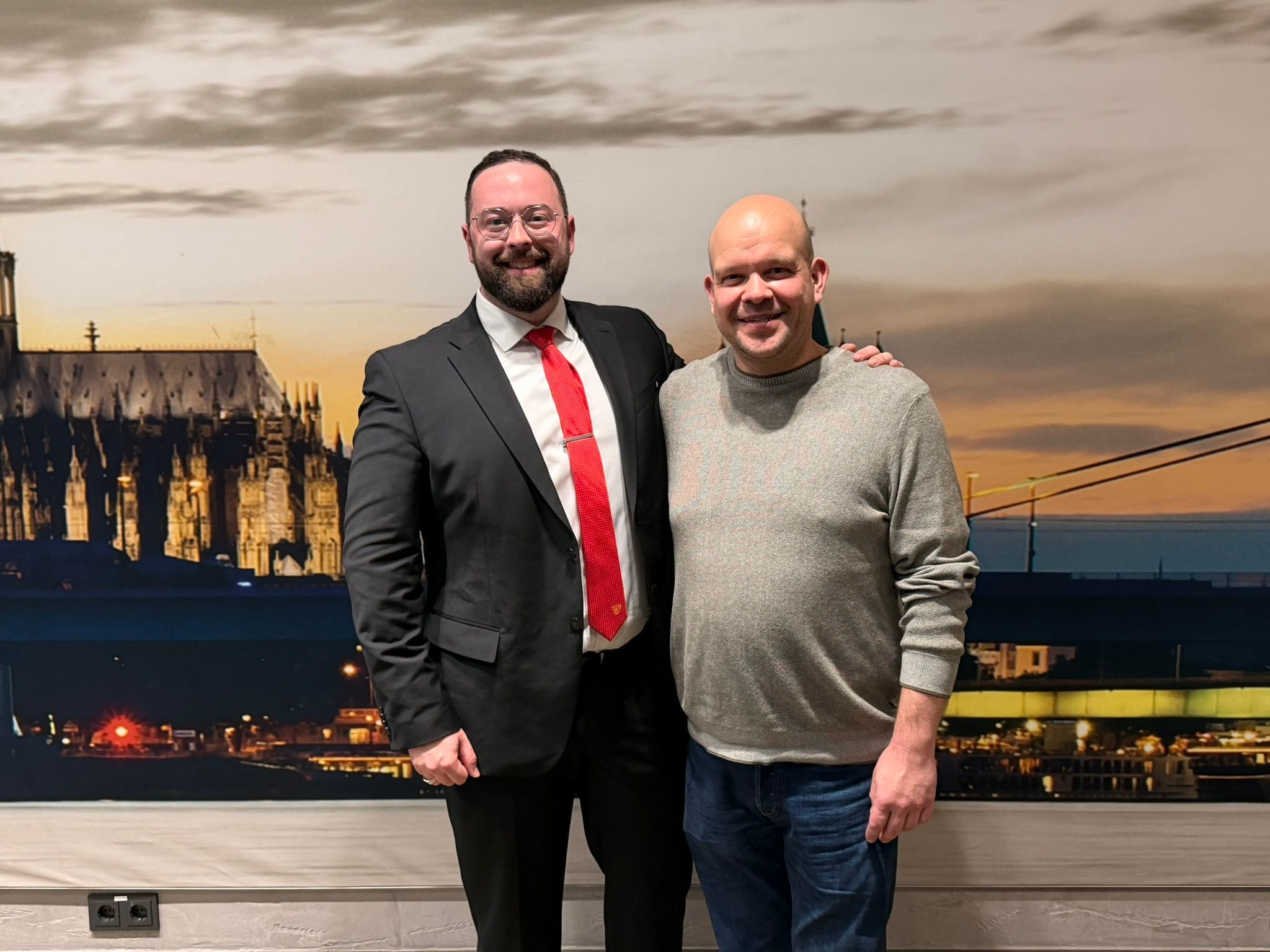 Alexander Heister (links) und Stefan Wolter von der Willi-Ostermann-Gesellschaft
