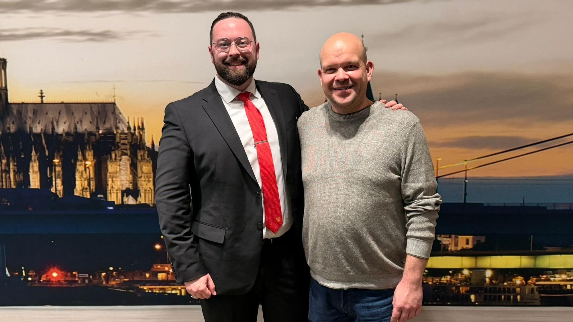 Alexander Heister (links) und Stefan Wolter von der Willi-Ostermann-Gesellschaft