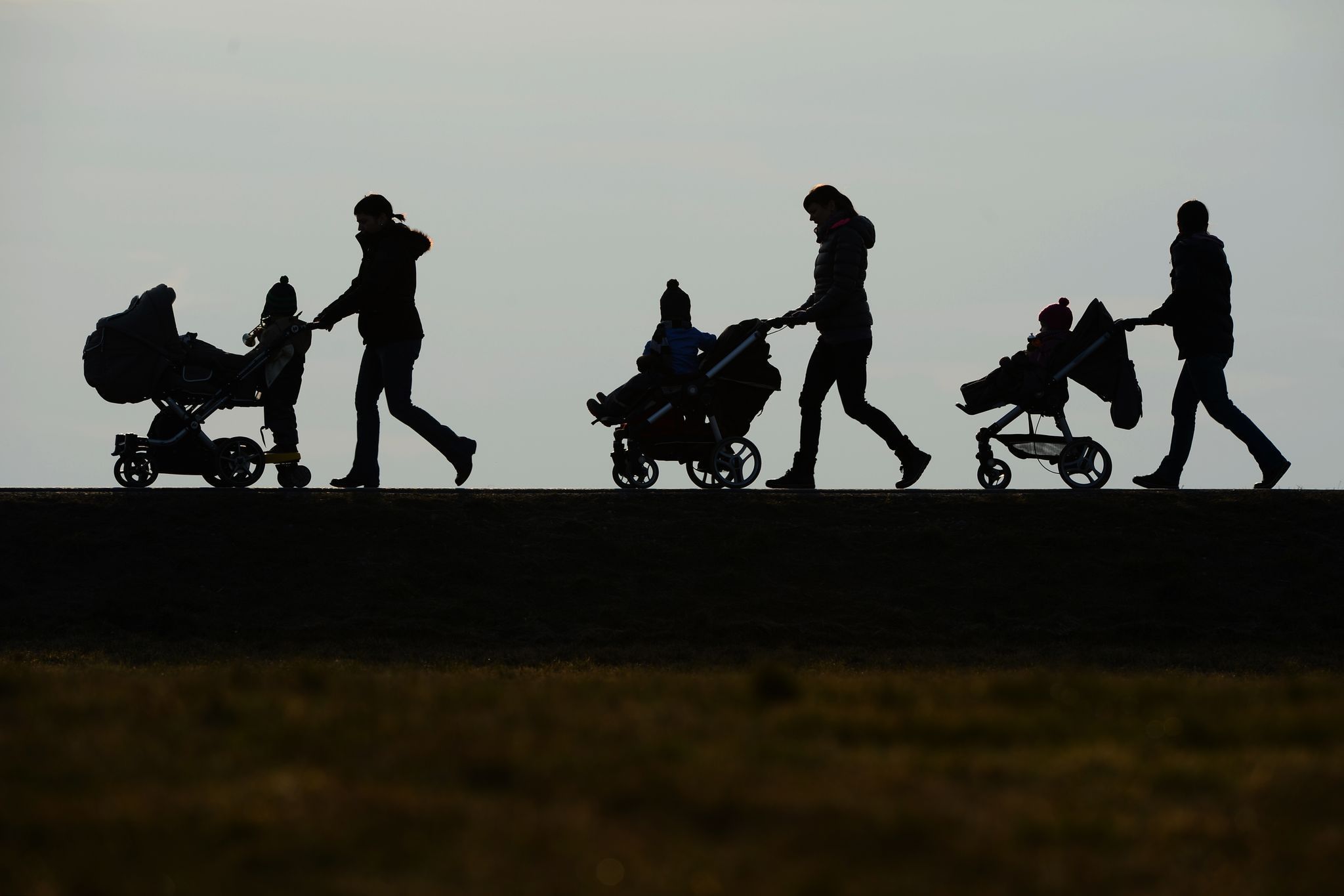 Mütter mit Kindern