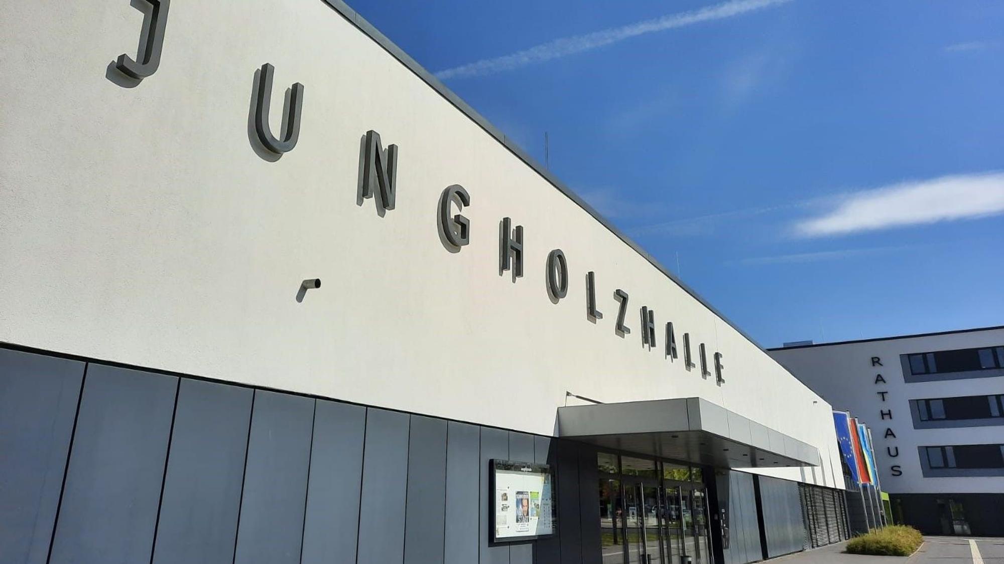 Die Jungholzhalle in Meckenheim.