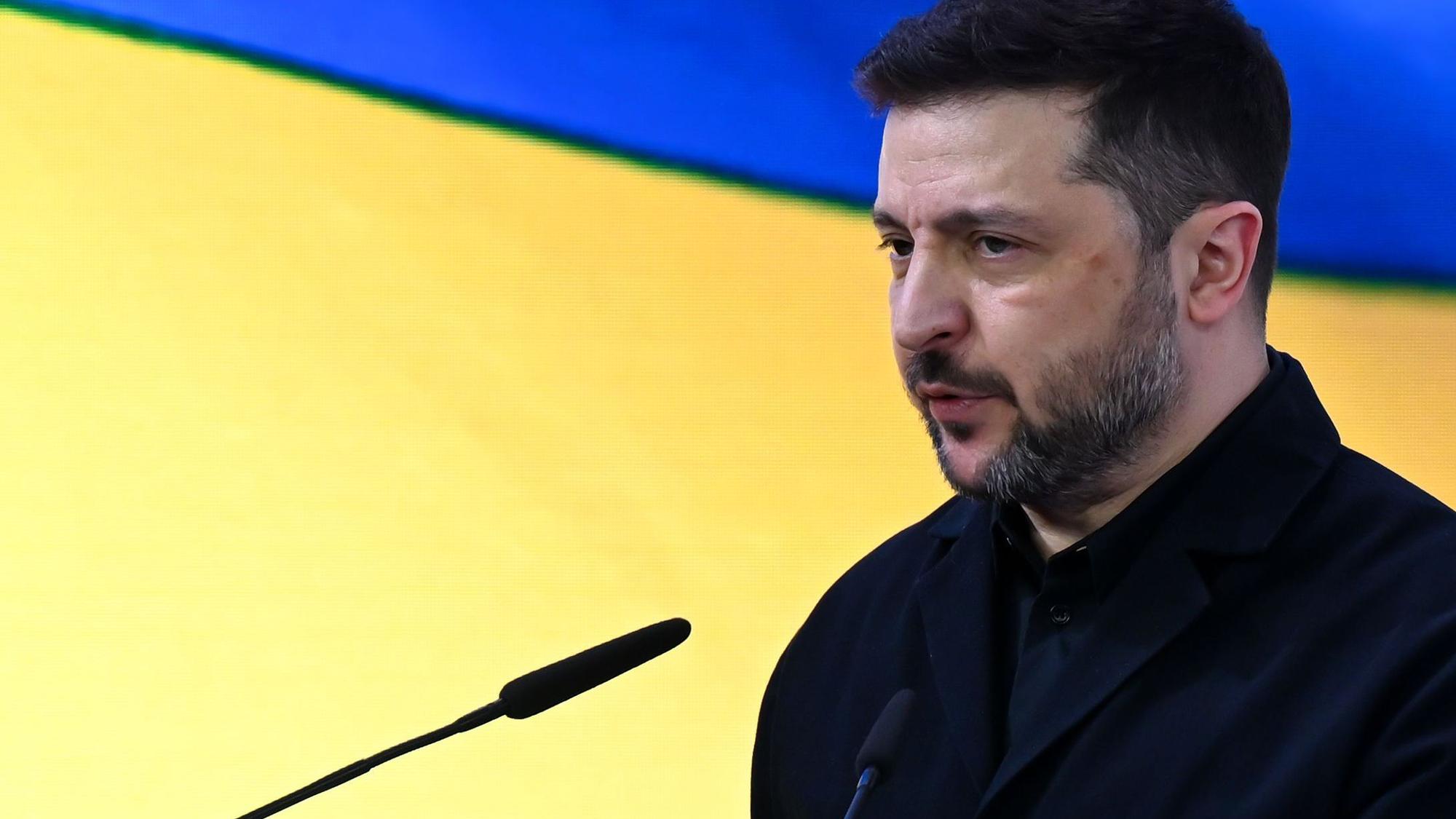 Wolodymyr Selenskyj, Präsident der Ukraine, wirft Russland vor, die Waffenruhe zu ignorieren (Archivbild)