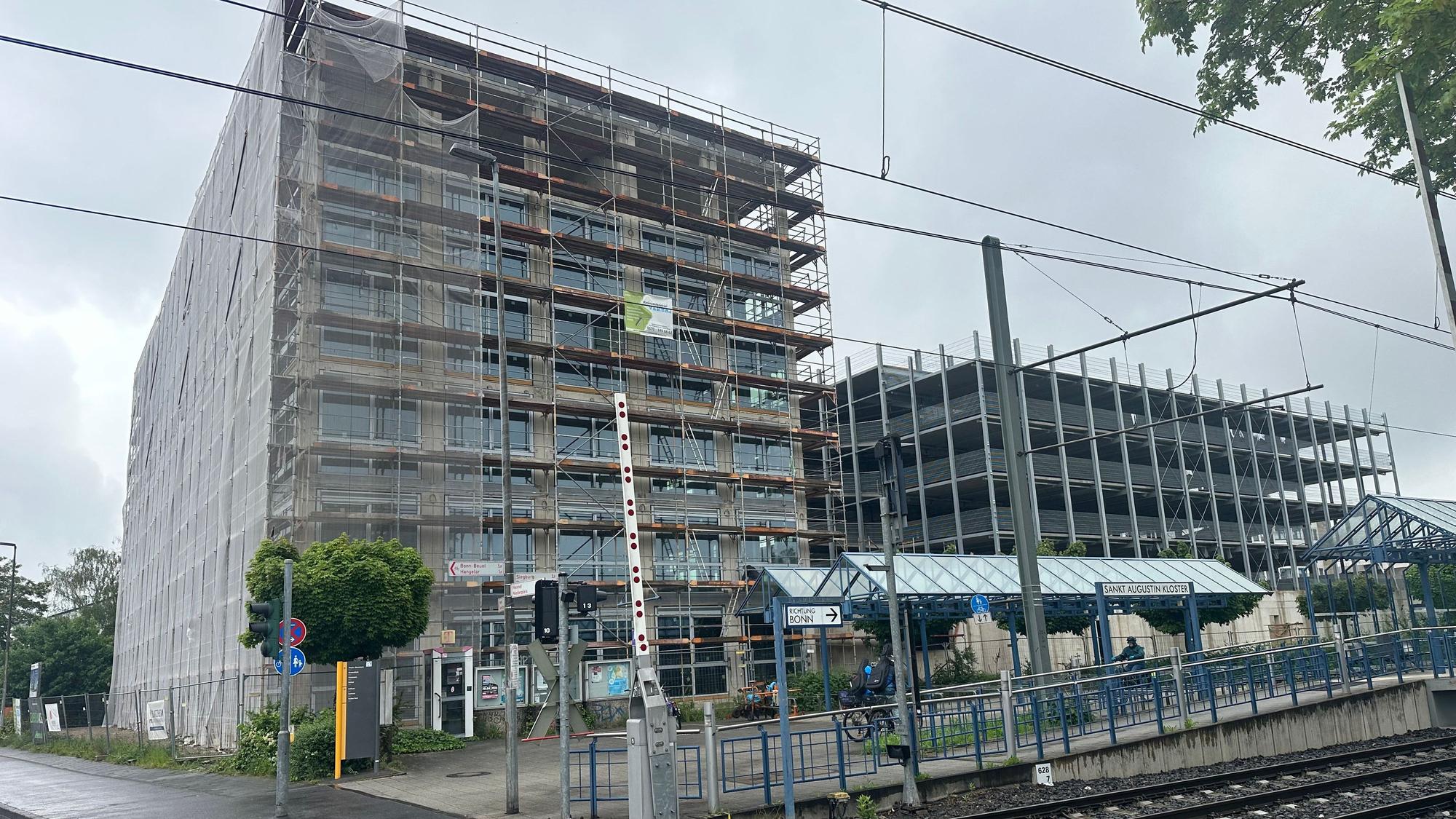 Schon gut ist zu erkennen, wie der Bechtle-Neubau in Sankt Augustin später auf den Betrachter wirkt.