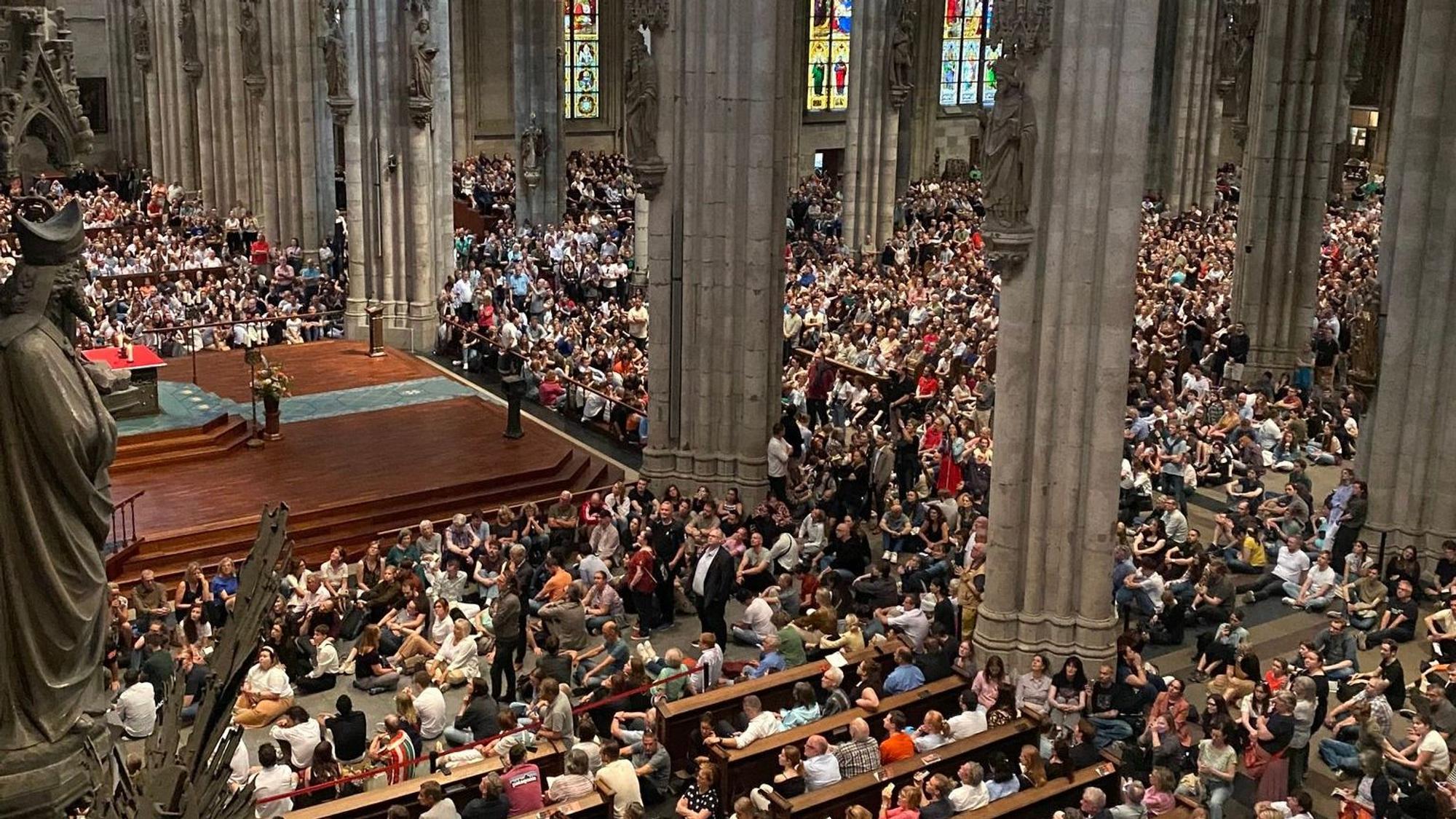 Konzert von Anna Lapwood im Kölner Dom.