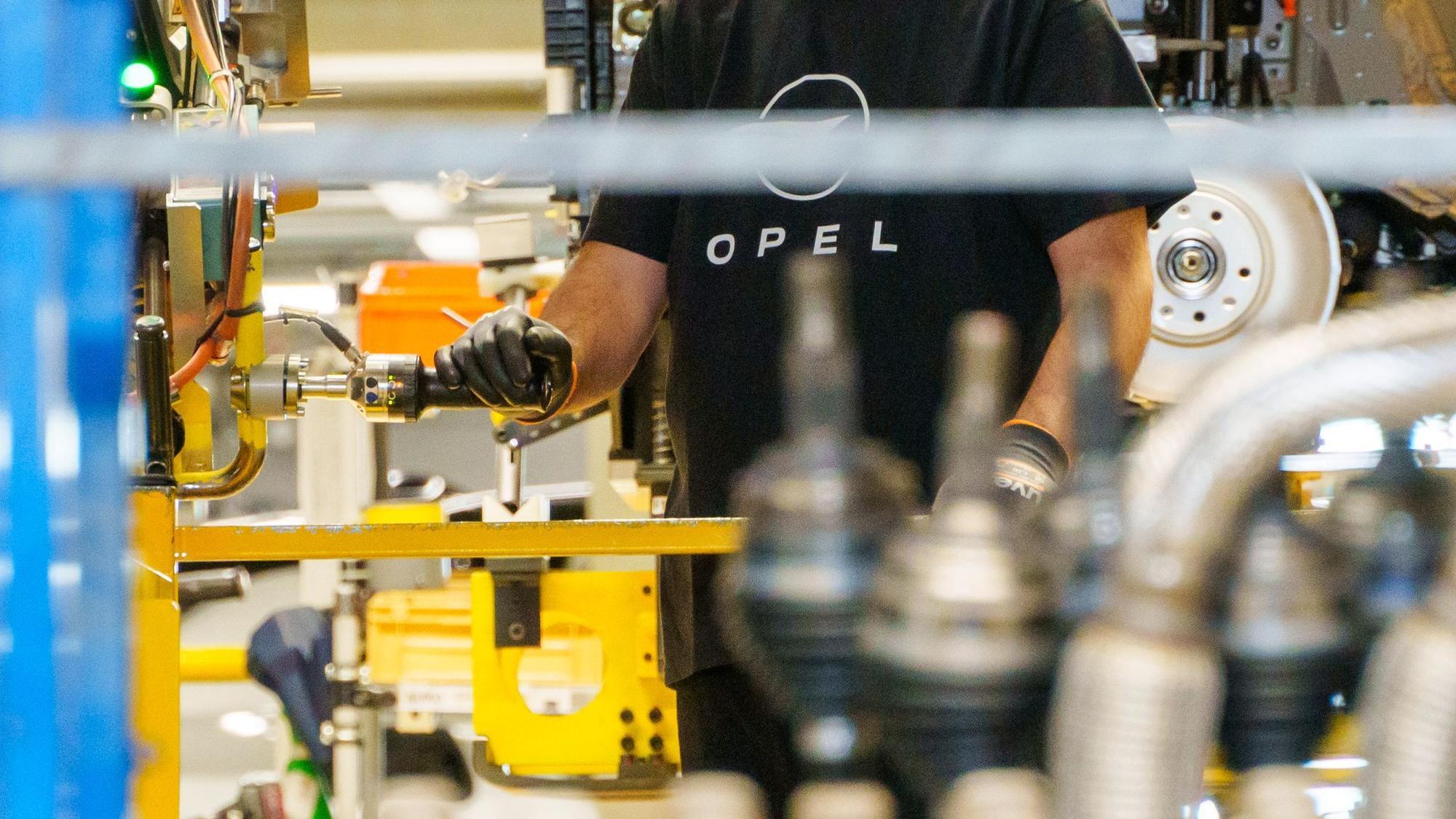Opel-Produktion in Rüsselsheim.