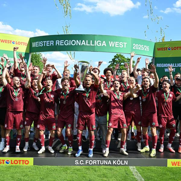 Fortuna Köln ist Meister der Regionalliga West