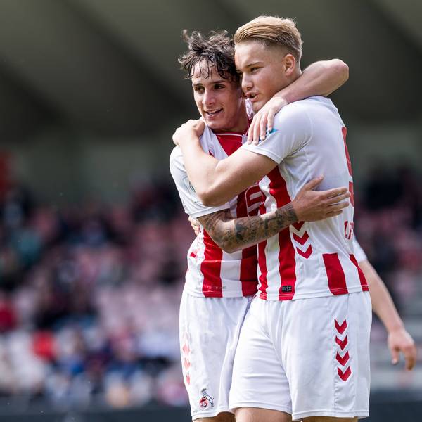 U 19 DFB-Nachwuchsliga Viertelfinale, 1. FC Köln - 1. FC Heidenheim 1846 10.05.2026 Jubel zum 1:0 durch Fynn Schenten 1. FC Köln, 9, Tor, Torjubel U 19 DFB-Nachwuchsliga Viertelfinale, 1. FC Köln - 1. FC Heidenheim 1846, Köln, Franz-Kremer-Stadion am 10.05.2026 DFB REGULATIONS PROHIBIT ANY USE OF PHOTOGRAPHS AS IMAGE SEQUENCES AND/OR QUASI-VIDEO. *** U 19 DFB Nachwuchsliga Quarterfinal, 1 FC Köln 1 FC Heidenheim 1846 10 05 2026 Celebration for 1 0 by Fynn Schenten 1 FC Köln, 9 , Goal, Goal celebration U 19 DFB Nachwuchsliga Quarterfinal, 1 FC Köln 1 FC Heidenheim 1846, Köln, Franz Kremer Stadion am 10 05 2026 DFB REGULATIONS PROHIBIT ANY USE OF PHOTOGRAPHS AS IMAGE SEQUENCES AND OR QUASI VIDEO Copyright: xBEAUTIFULxSPORTS/Wunderlx