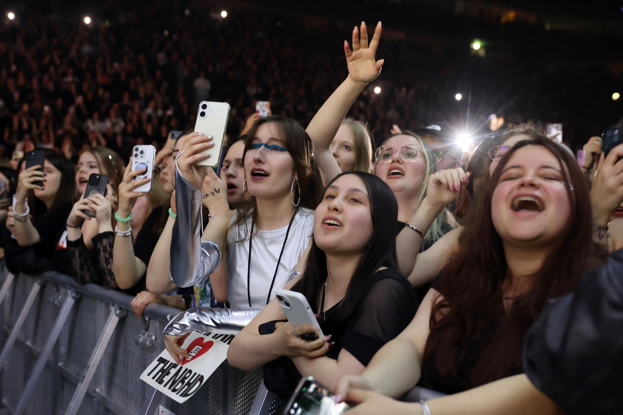 10.05.2026: Köln: The Neighbourhood spielt Konzert im Rahmen ihrer „The World Tour 2026“ in der Lanxess Arena. Foto: Martina Goyert