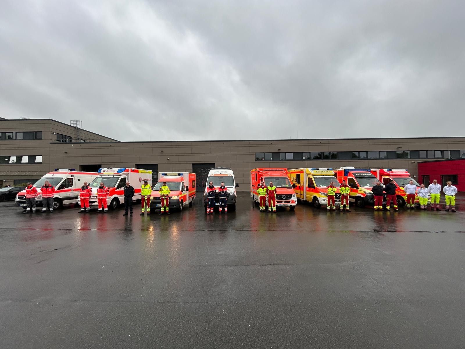 Der Patiententransport-Zug 10 des Rhein-Erft-Kreises