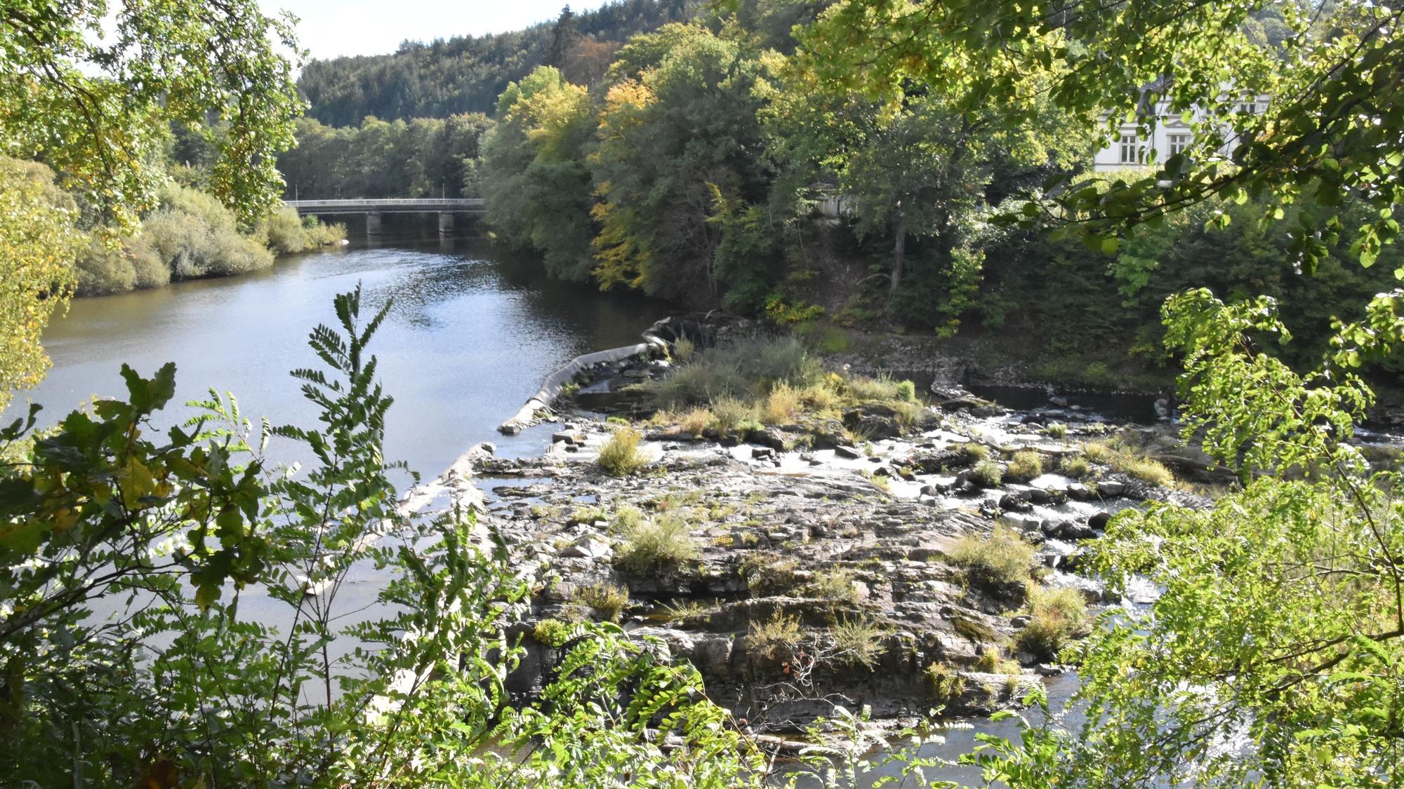 Der Siegwasserfall in Windeck-Schladern