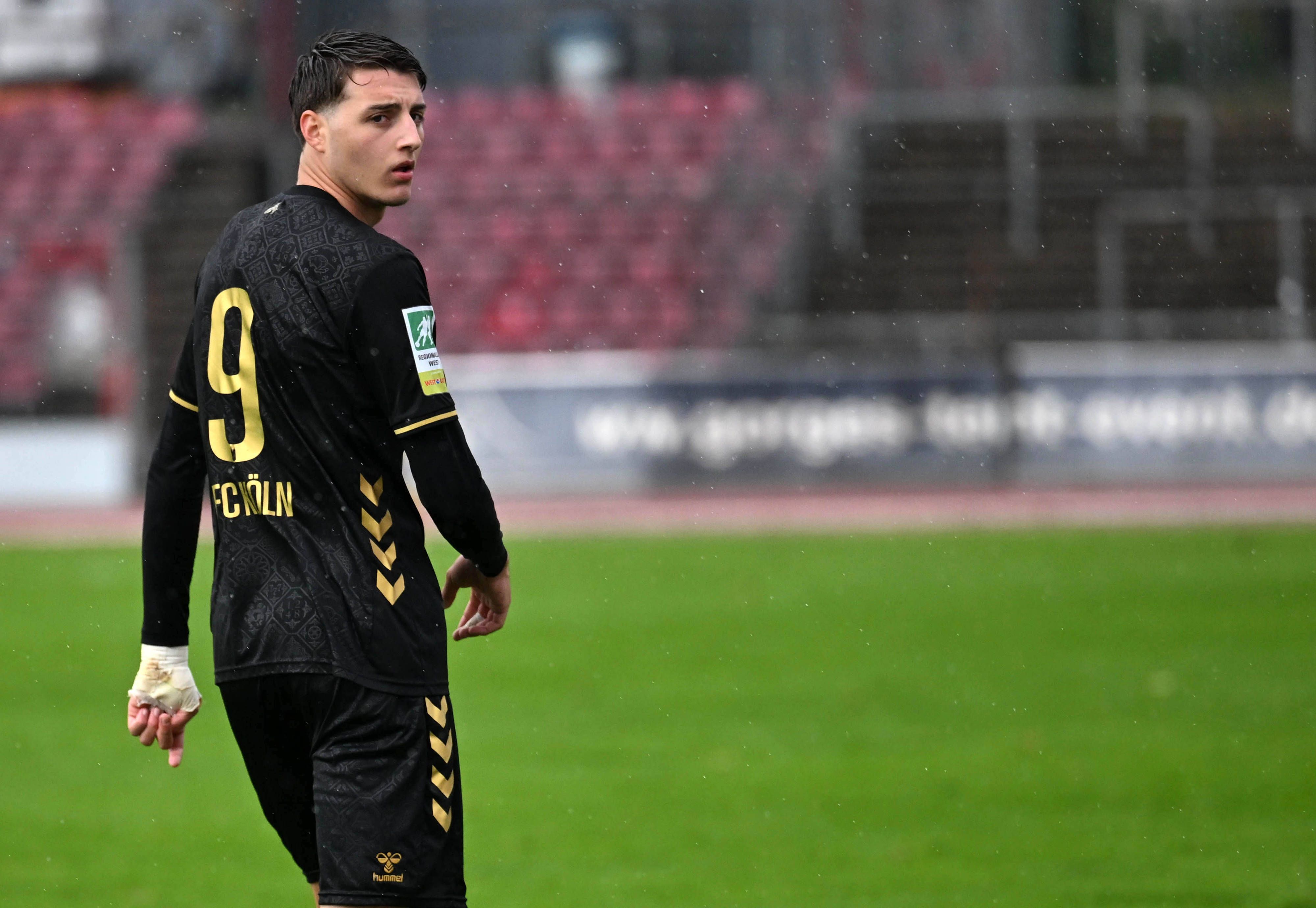 Malek El Mala während einer Partie U21 des 1. FC Köln
