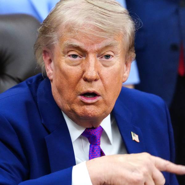 US-Präsident Donald Trump bei einer Besprechung im Oval Office. (Archivbild)