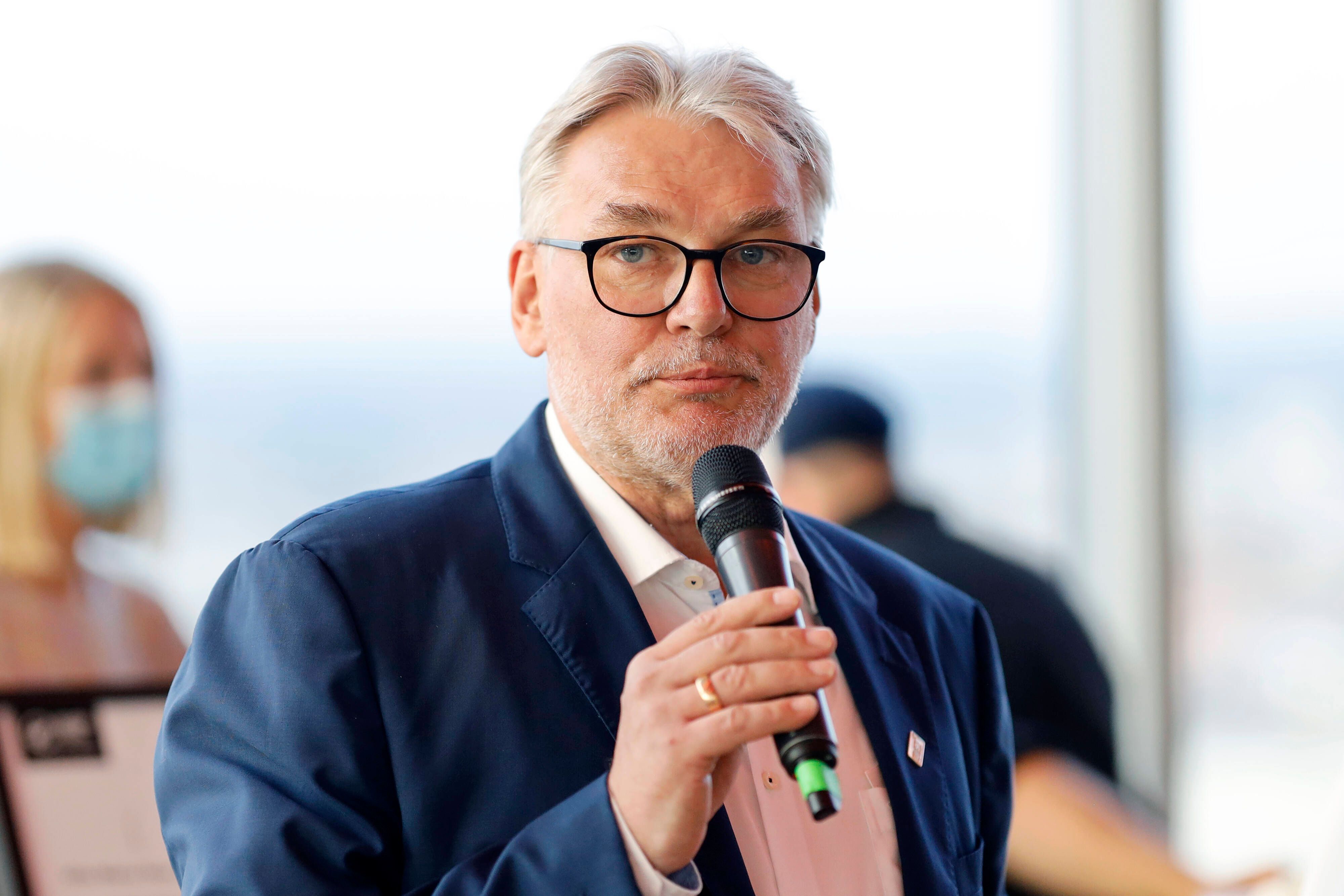 Gastronom Michael Stern bei der Küchenparty der Fine Food Days Cologne im KölnSky Tower