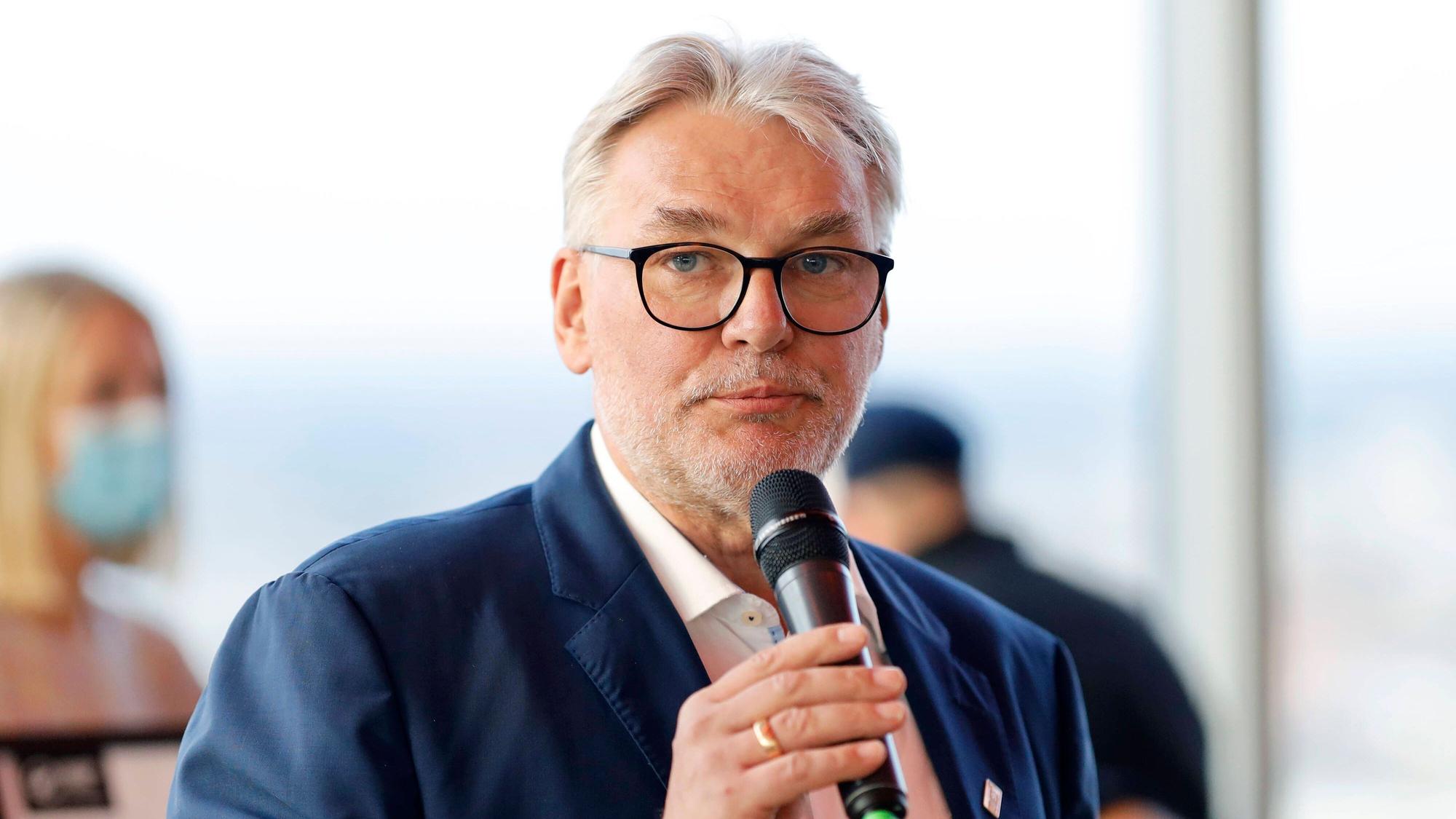 Gastronom Michael Stern bei der Küchenparty der Fine Food Days Cologne im KölnSky Tower
