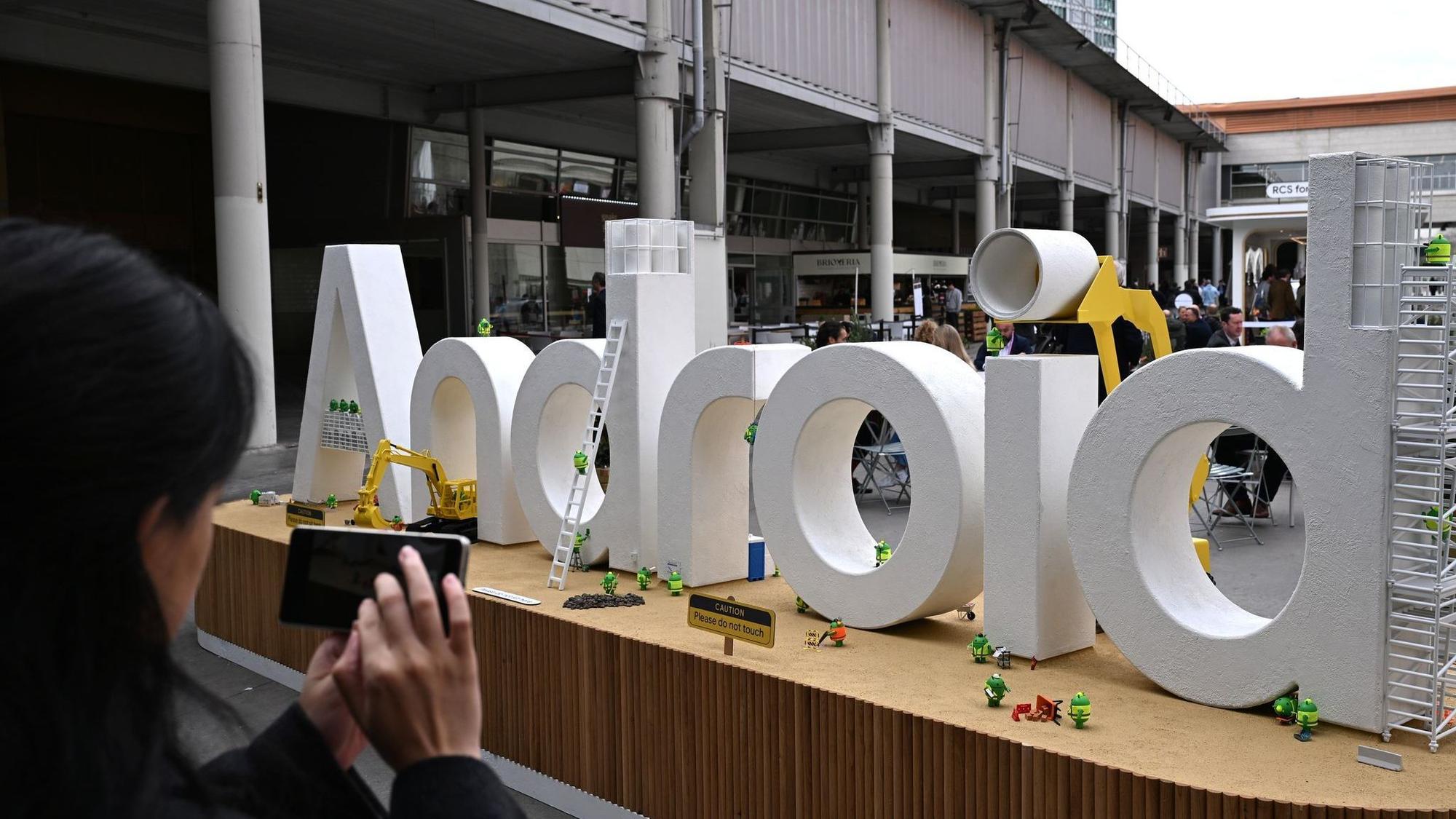 Android-Messestand auf dem MWC