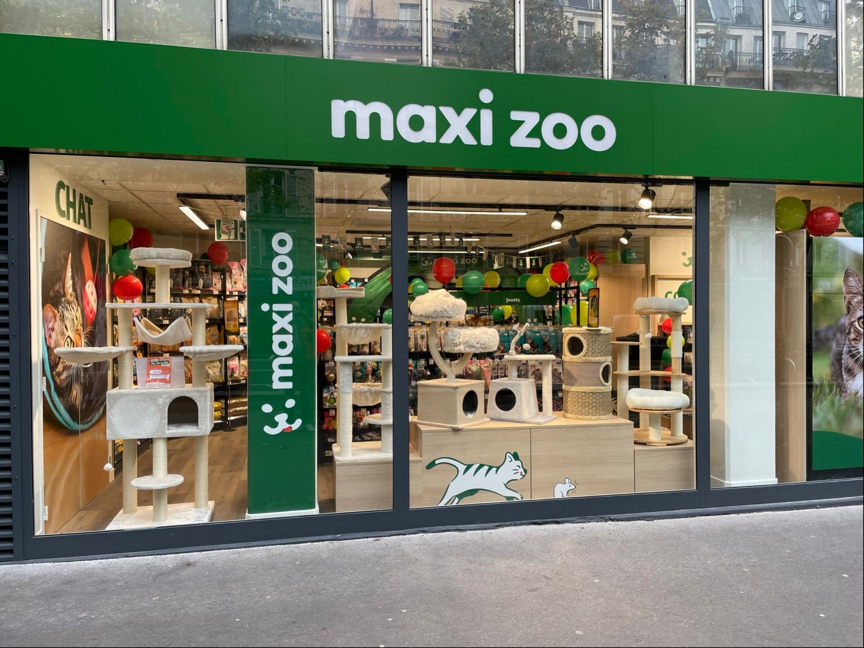 Außenansicht von Fressnapfs "Urban Store" in Paris