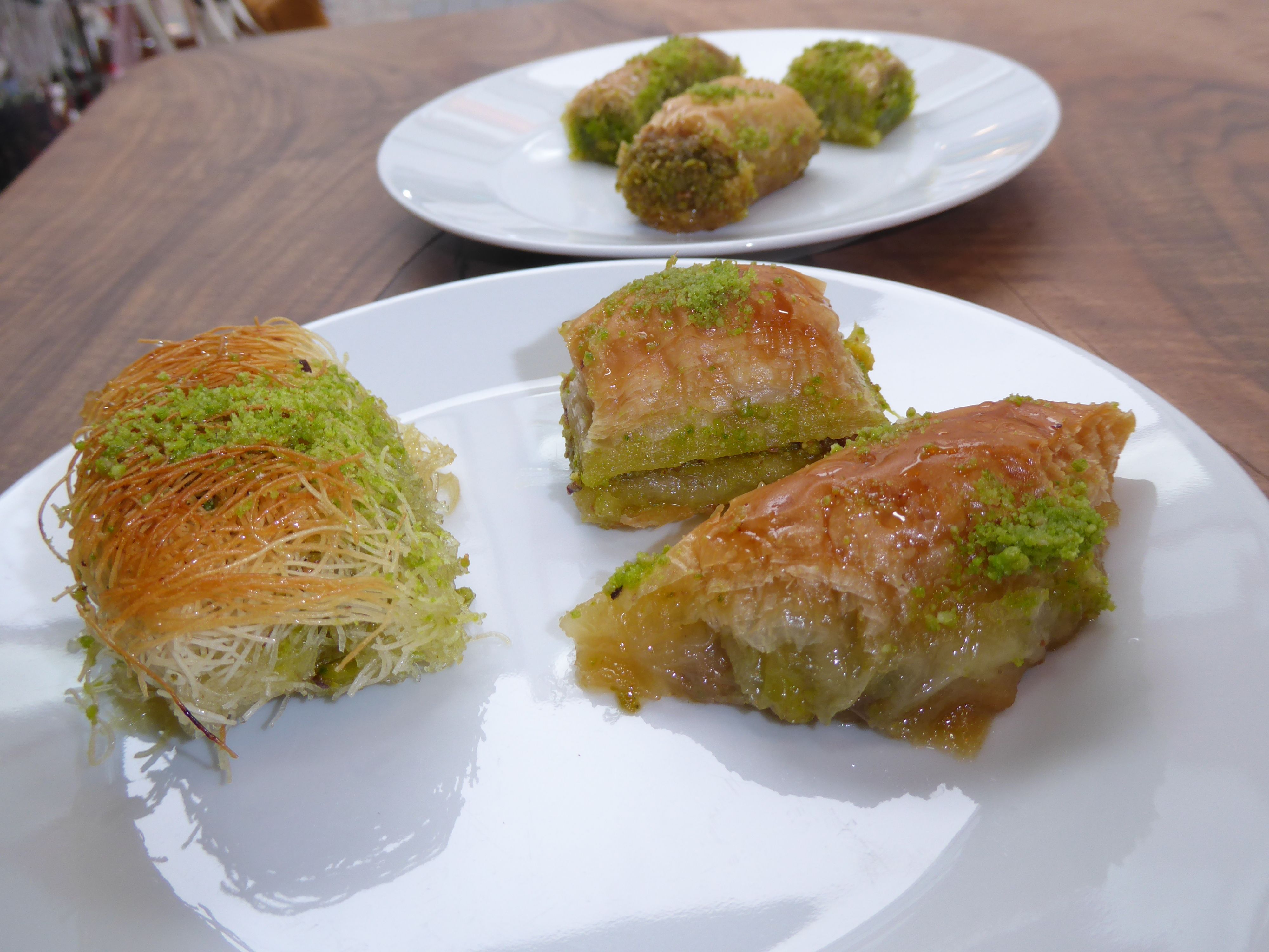 Baklava ist im Café am Markt sehr beliebt