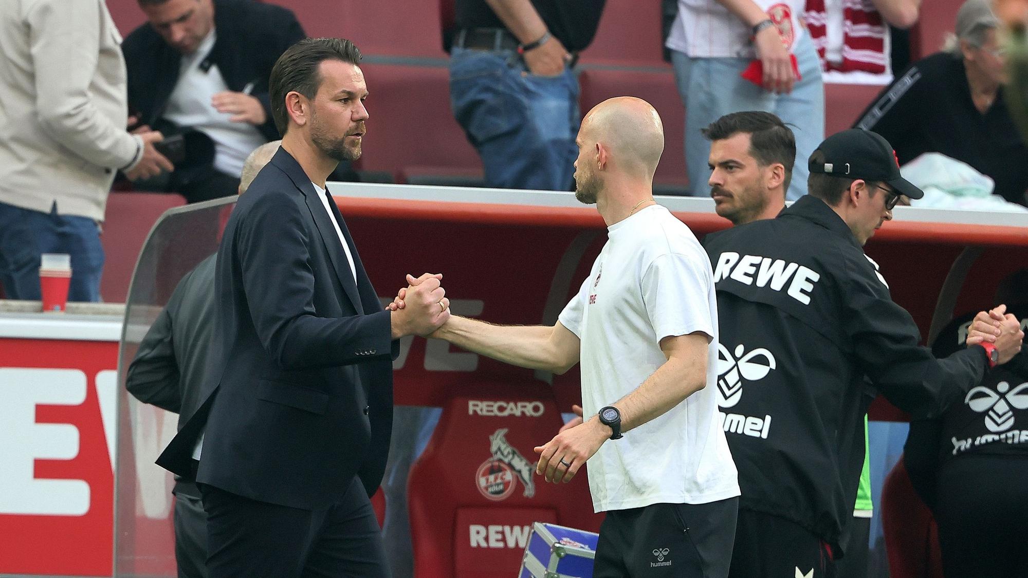 1. FC Köln vs. 1. FC Heidenheim, 33. Spieltag, 10-05.2026, 17.30 Uhr, Rene Wagner, Thomas Kessler (1. FC Köln), Bild: Herbert Bucco
