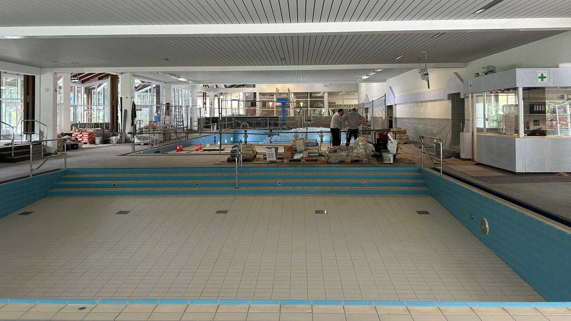 Blick in den Kinderbereich: Das Vitalbad in Burscheid ohne Wasser