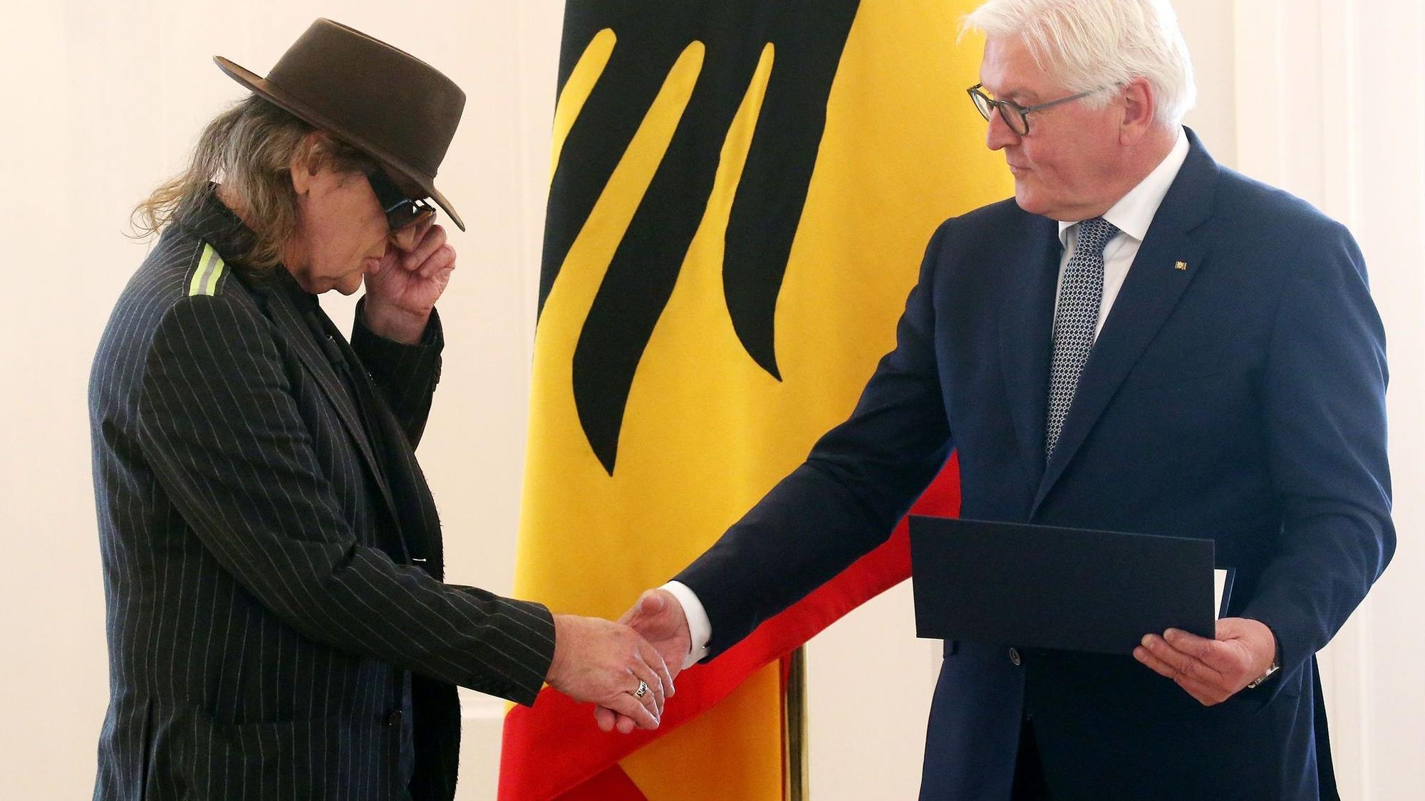 Udo Lindenberg und Frank-Walter Steinmeier