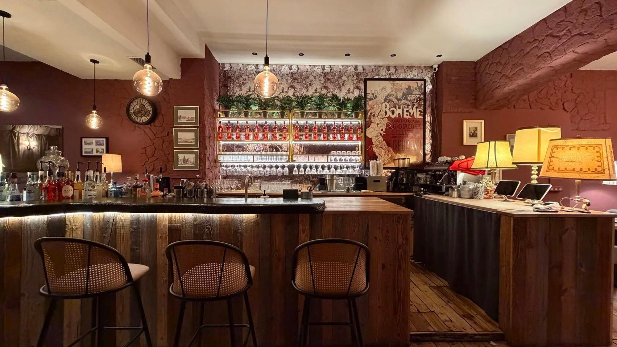 So sieht es in der Gastrobar Bohème aus.