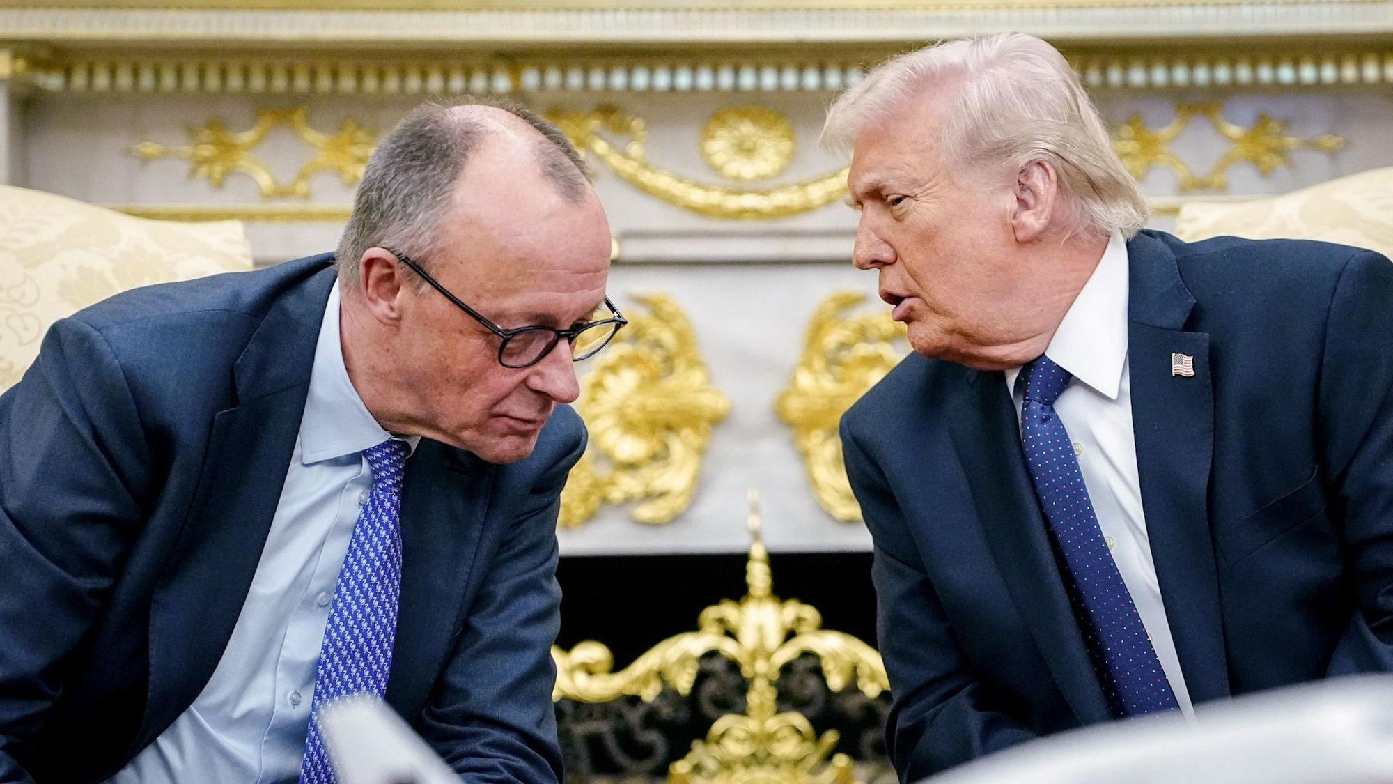 US-Präsident Donald Trump empfängt Bundeskanzler Friedrich Merz (Archivfoto).