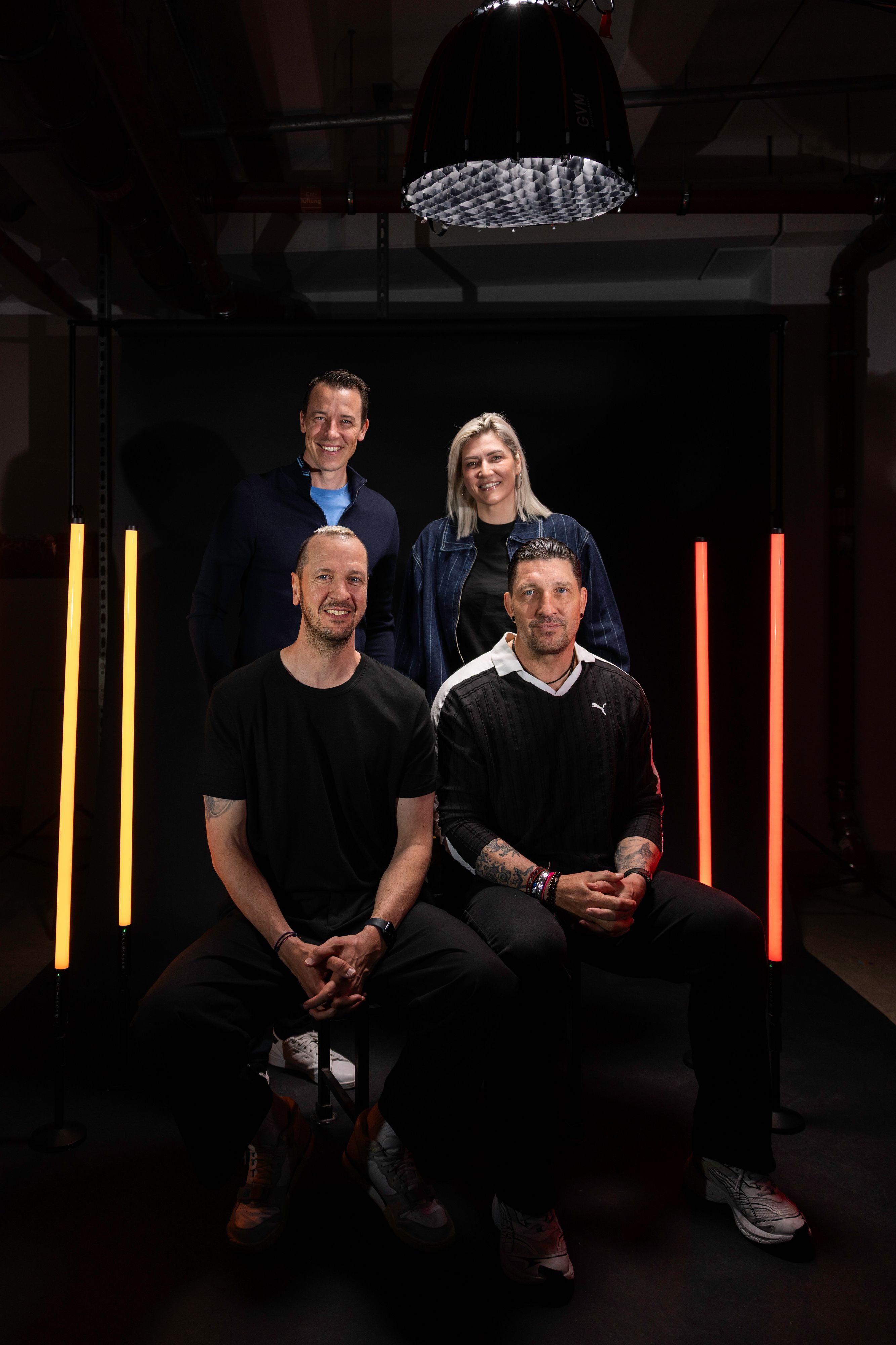 Dominik Klein, Stefan Kretzschmar, Anja Althaus und Pascal Hens repräsentieren gemeinsam das Heimturnier.